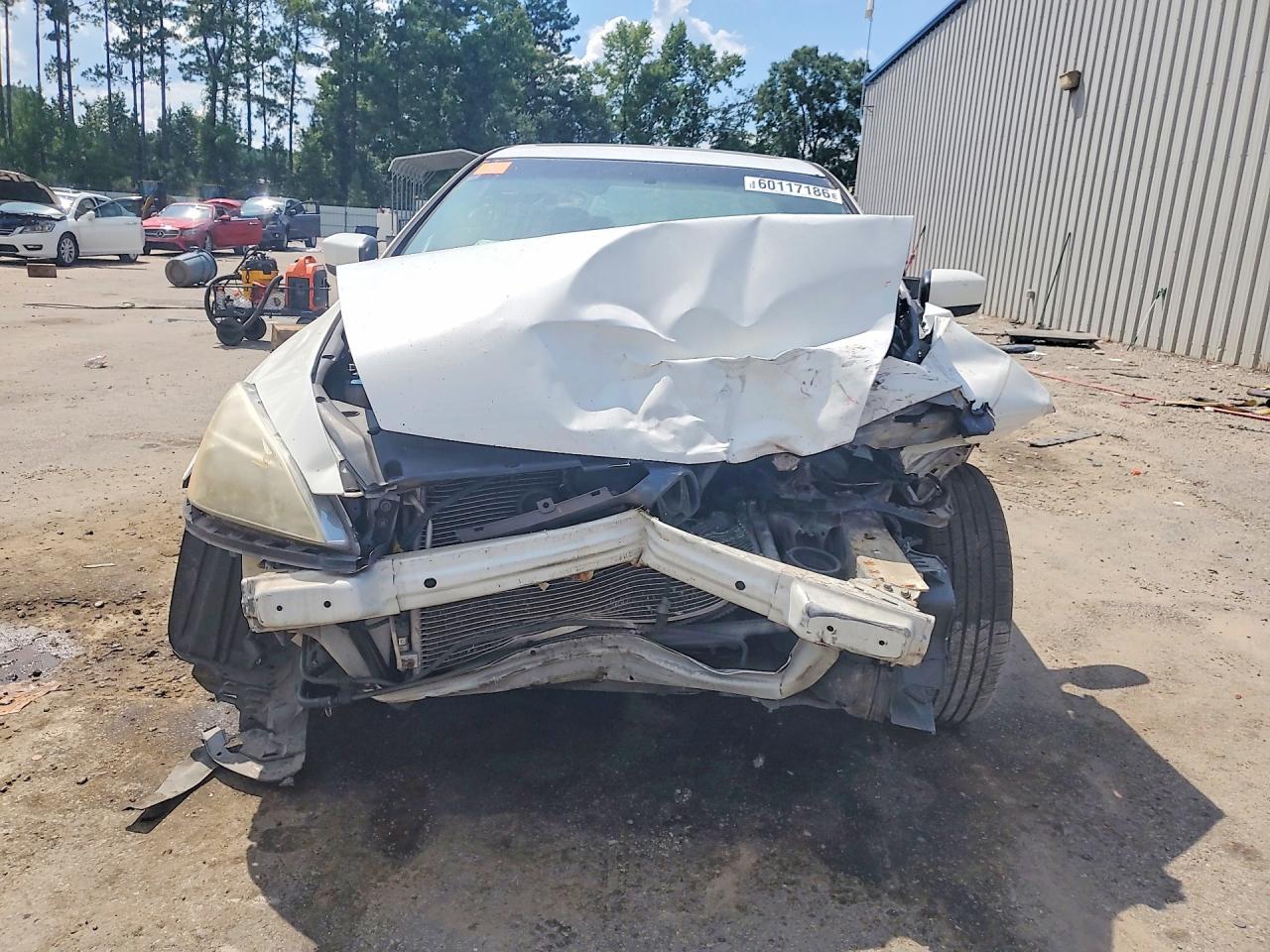 2003 Honda Accord Ex White vin: 1HGCM66543A004866