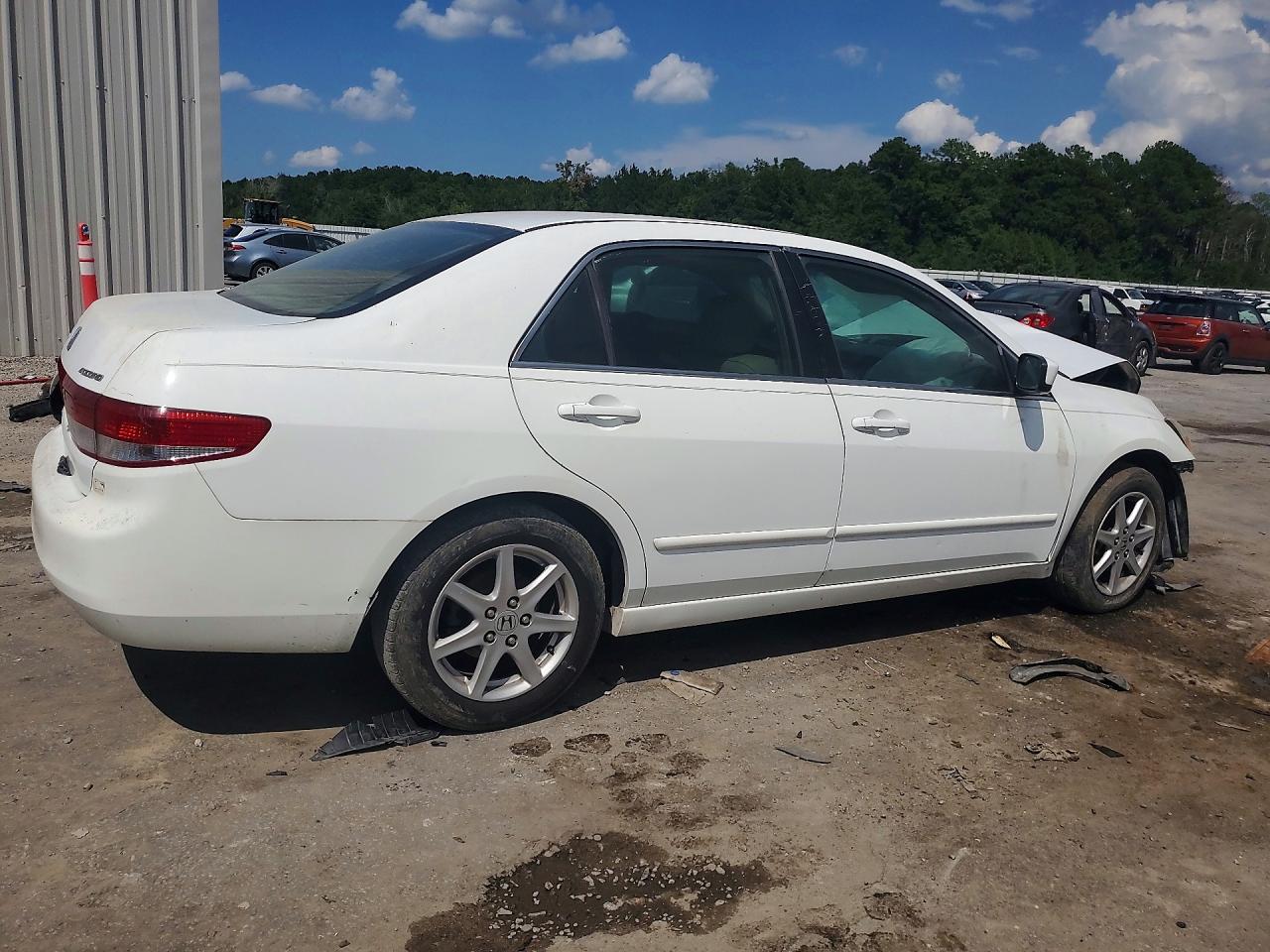 2003 Honda Accord Ex White vin: 1HGCM66543A004866