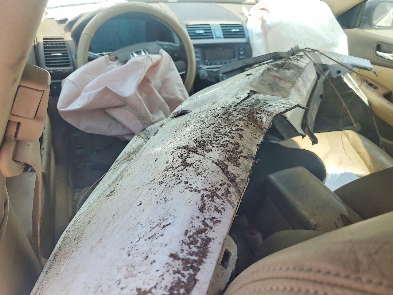 2003 Honda Accord Ex White vin: 1HGCM66543A004866