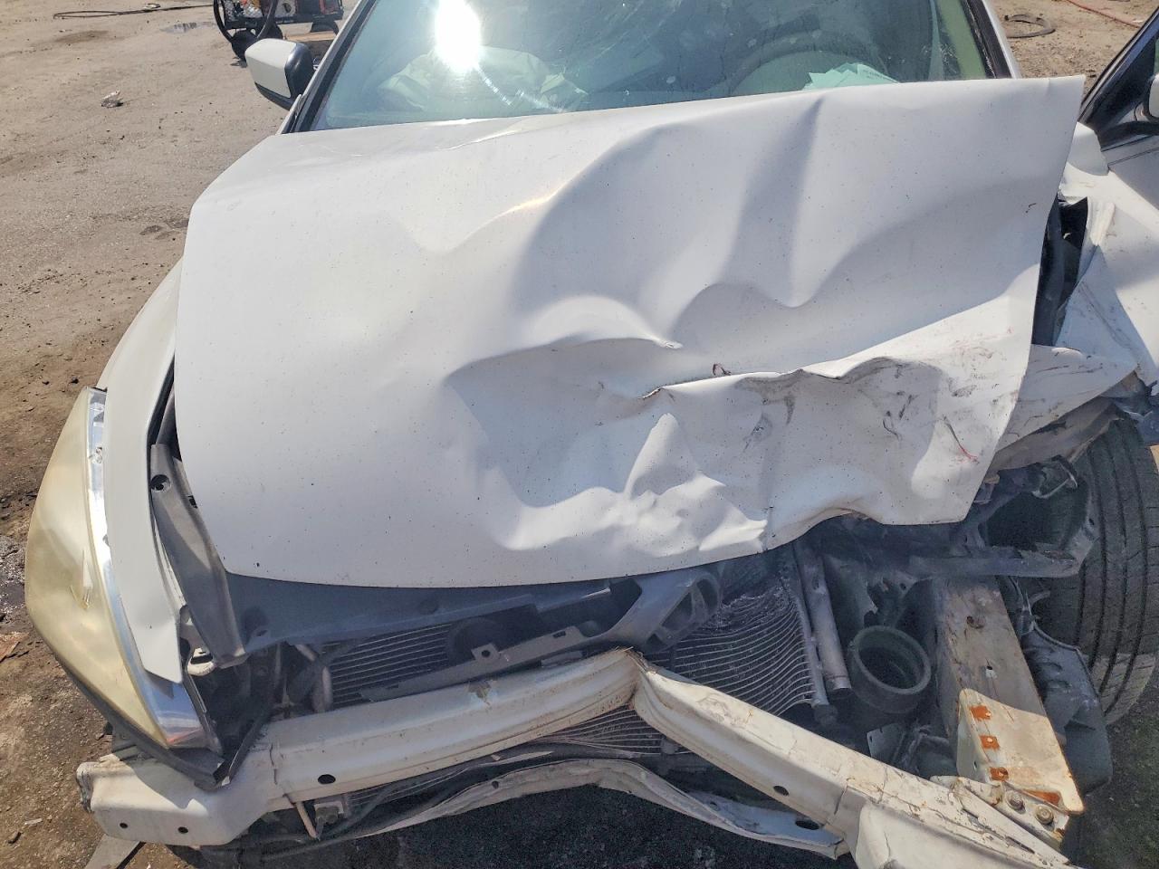 2003 Honda Accord Ex White vin: 1HGCM66543A004866