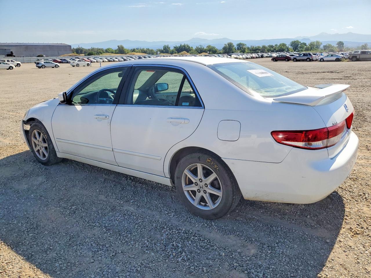 2003 Honda Accord Ex White vin: 1HGCM66543A009291