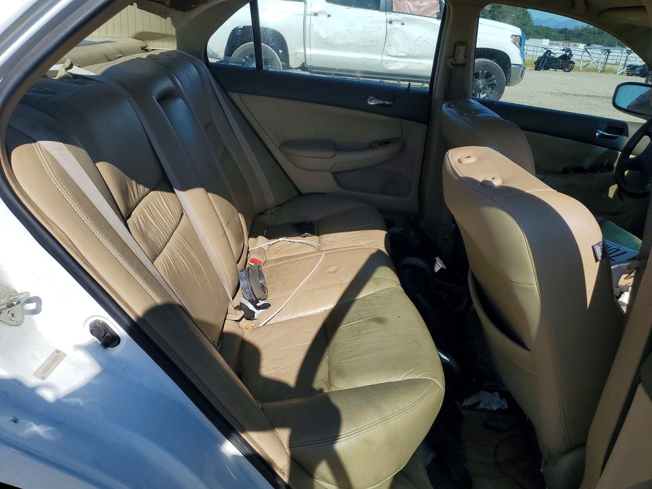 2003 Honda Accord Ex White vin: 1HGCM66543A009291