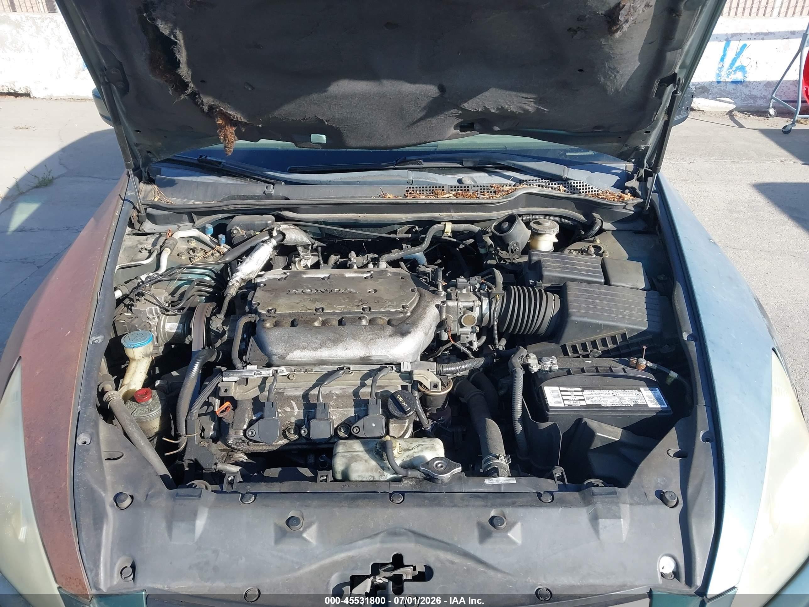 2003 Honda Accord Sdn Ex Green vin: 1HGCM66543A010991