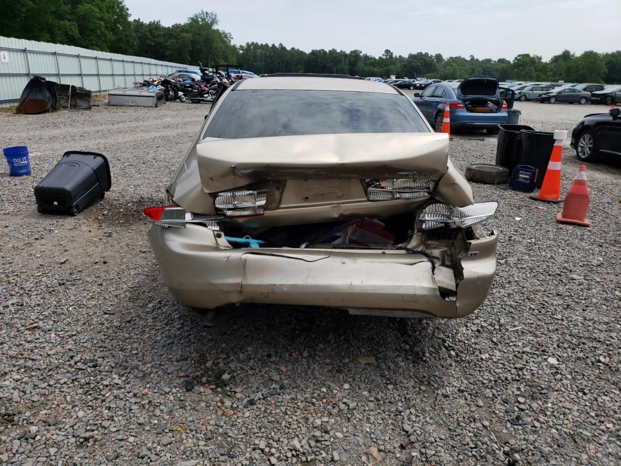 2003 Honda Accord Ex Золотой vin: 1HGCM66543A031954