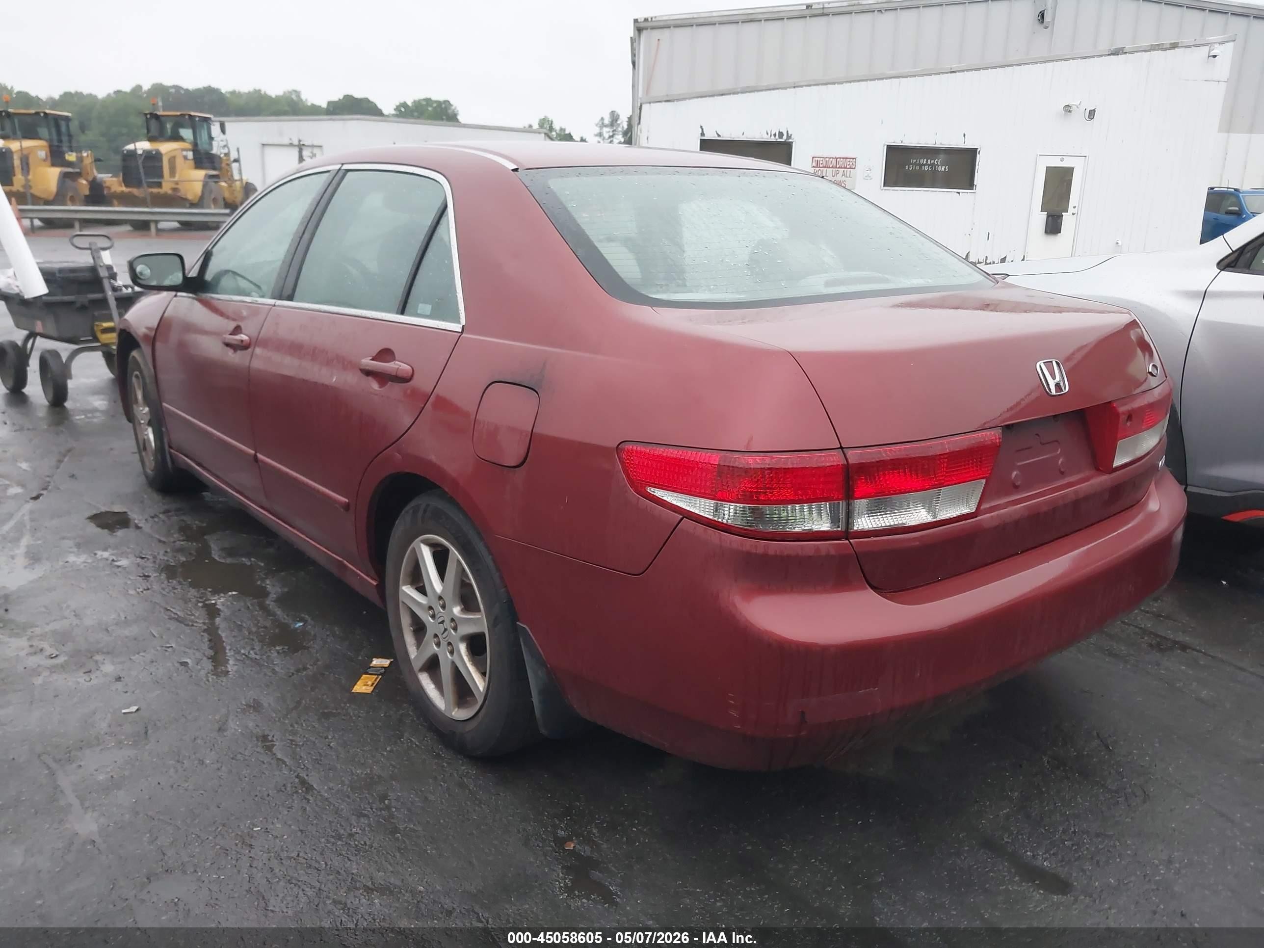 2003 Honda Accord 3.0 Ex Бордовый vin: 1HGCM66543A053890