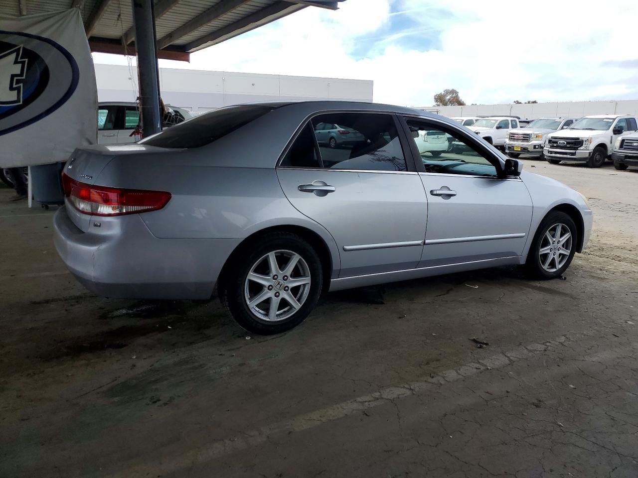 2003 Honda Accord Ex Silver vin: 1HGCM66543A098716