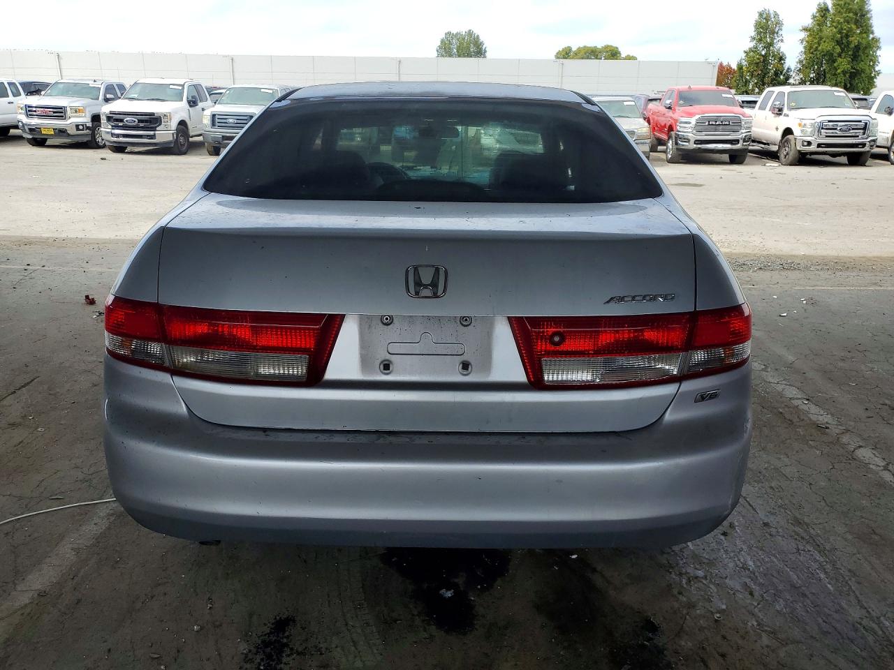 2003 Honda Accord Ex Silver vin: 1HGCM66543A098716