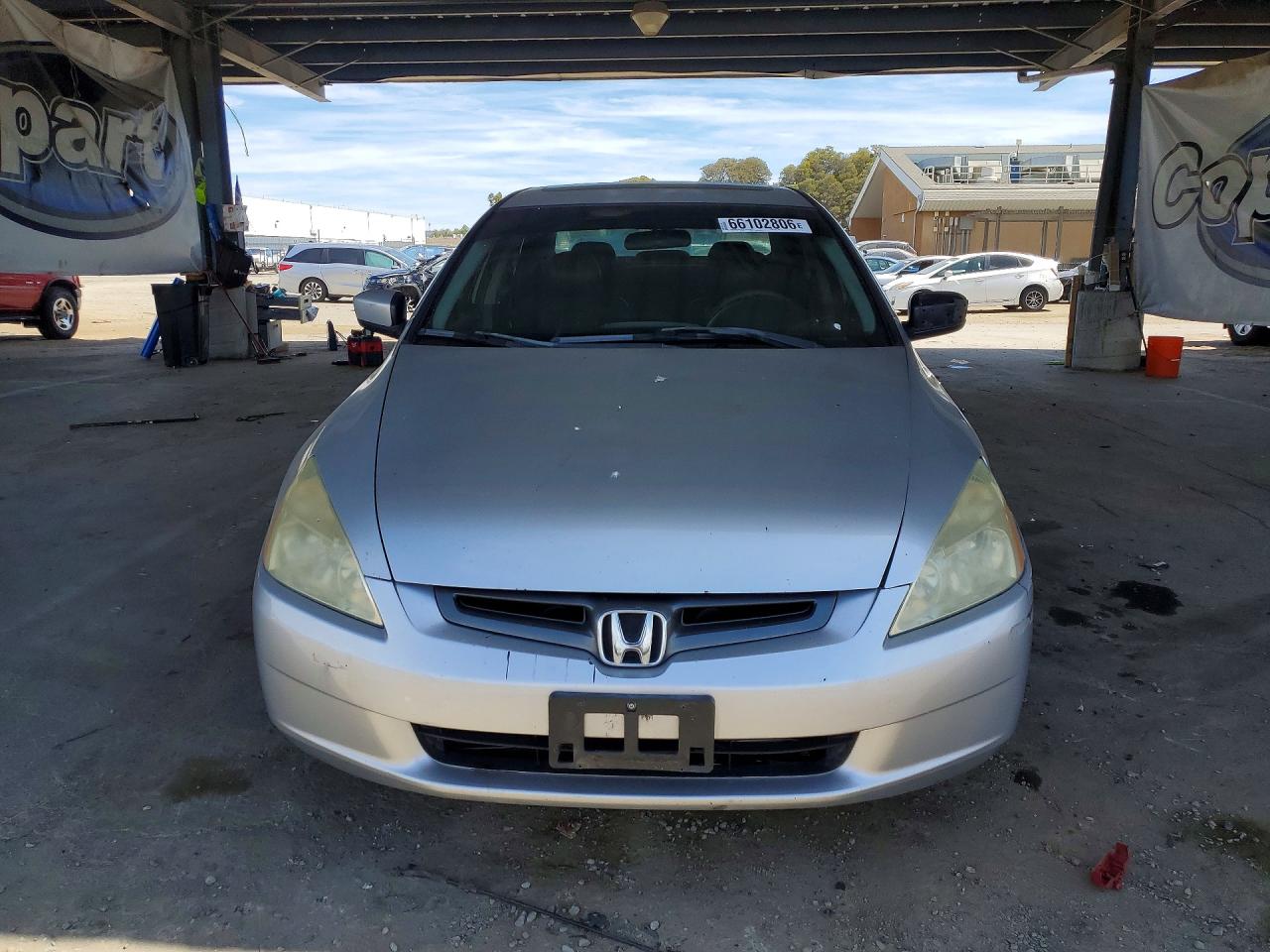 2003 Honda Accord Ex Silver vin: 1HGCM66543A098716