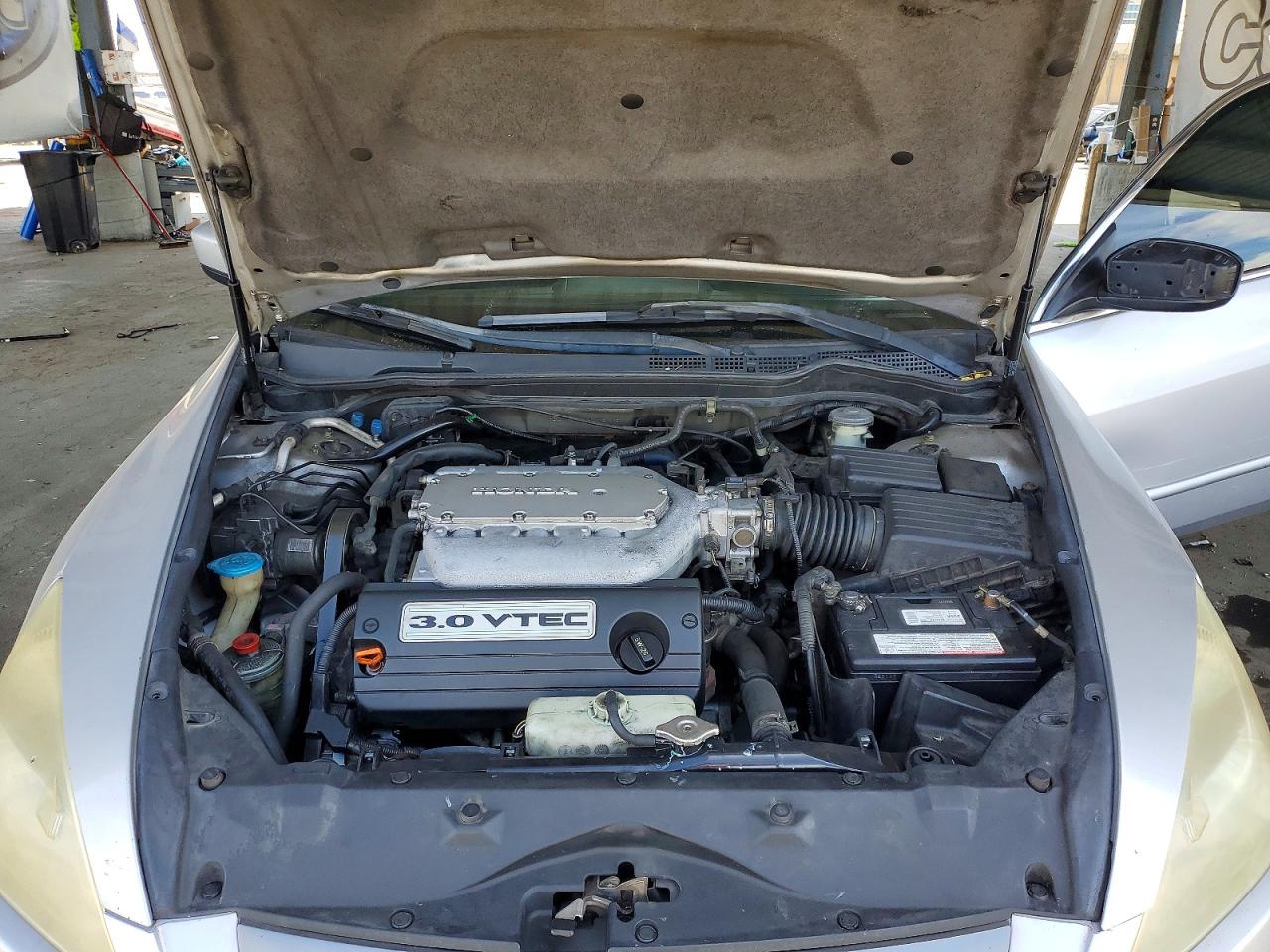2003 Honda Accord Ex Silver vin: 1HGCM66543A098716