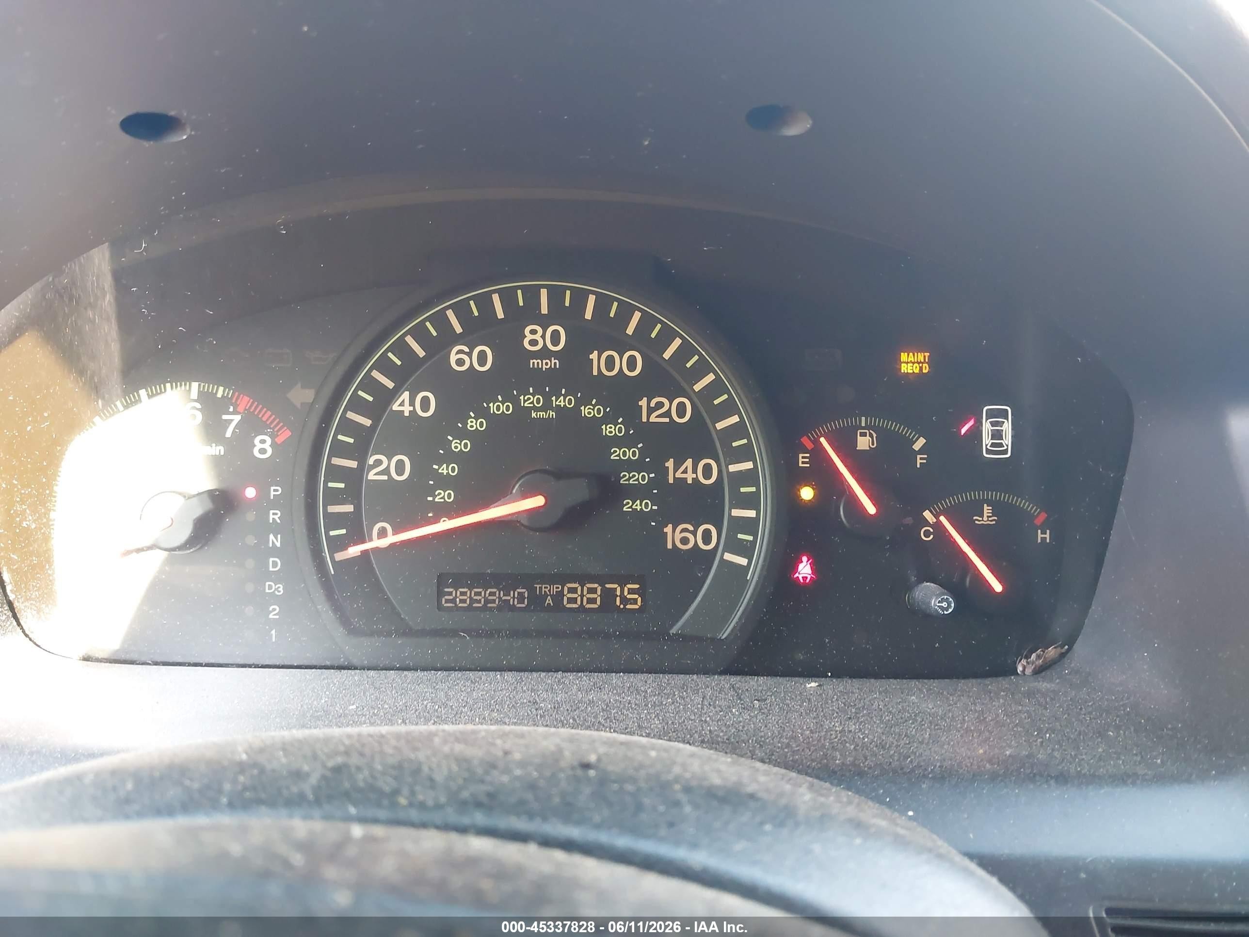2004 Honda Accord 3.0 Ex Silver vin: 1HGCM66544A013214