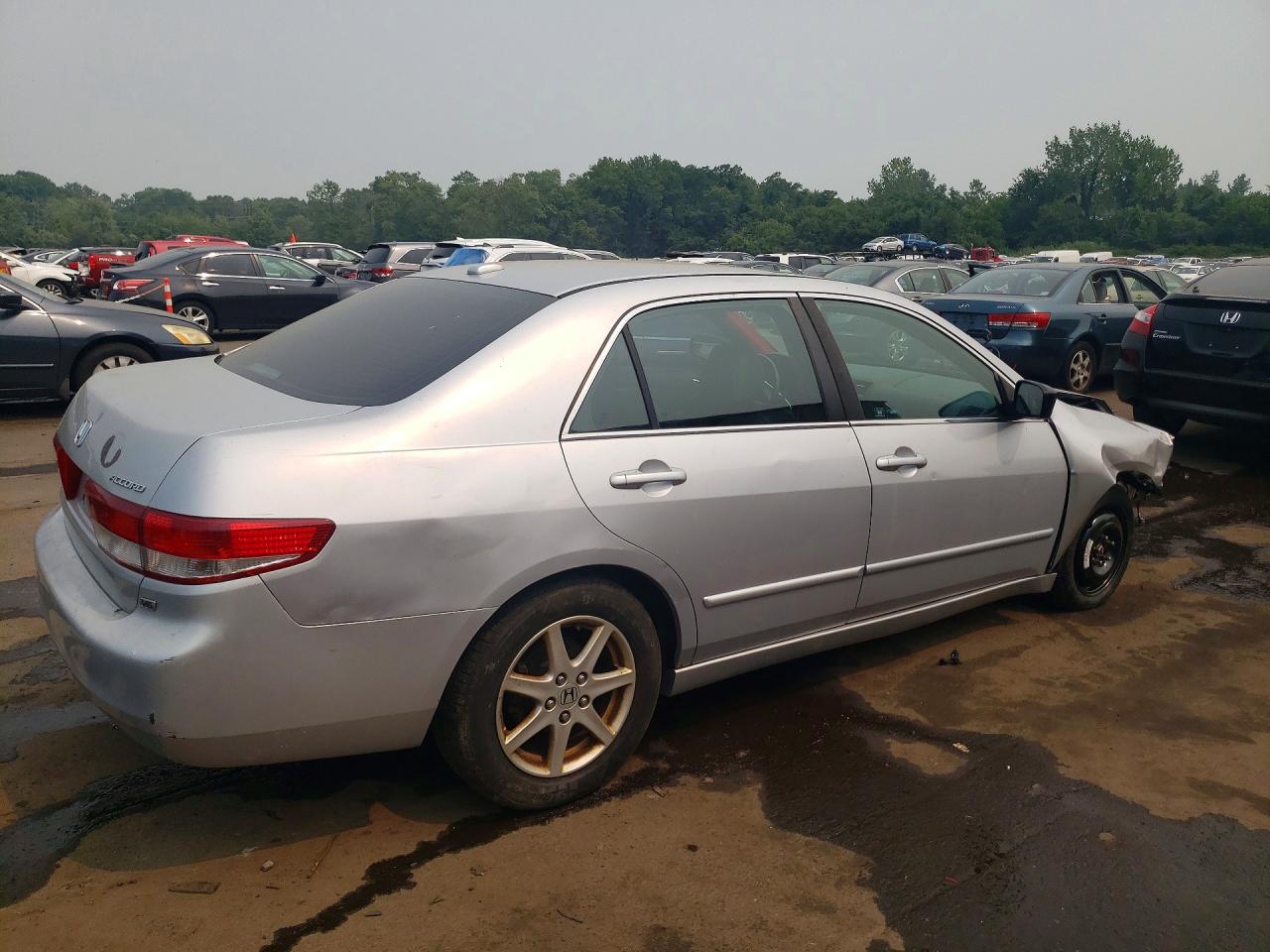 2004 Honda Accord Ex Silver vin: 1HGCM66544A040557
