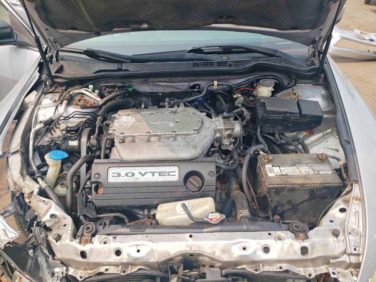 2004 Honda Accord Ex Silver vin: 1HGCM66544A040557