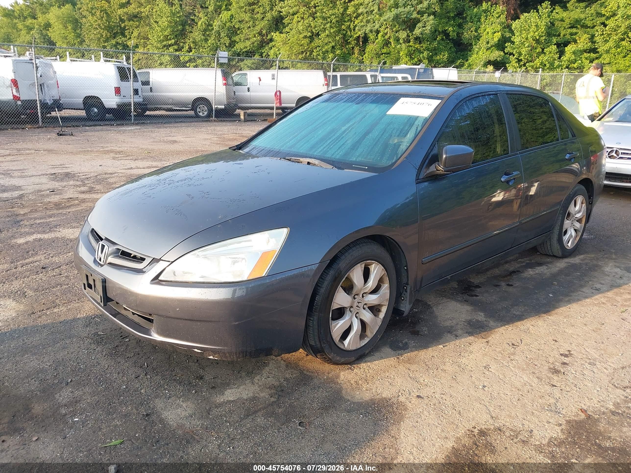 2004 Honda Accord 3.0 Ex Серый vin: 1HGCM66544A042289