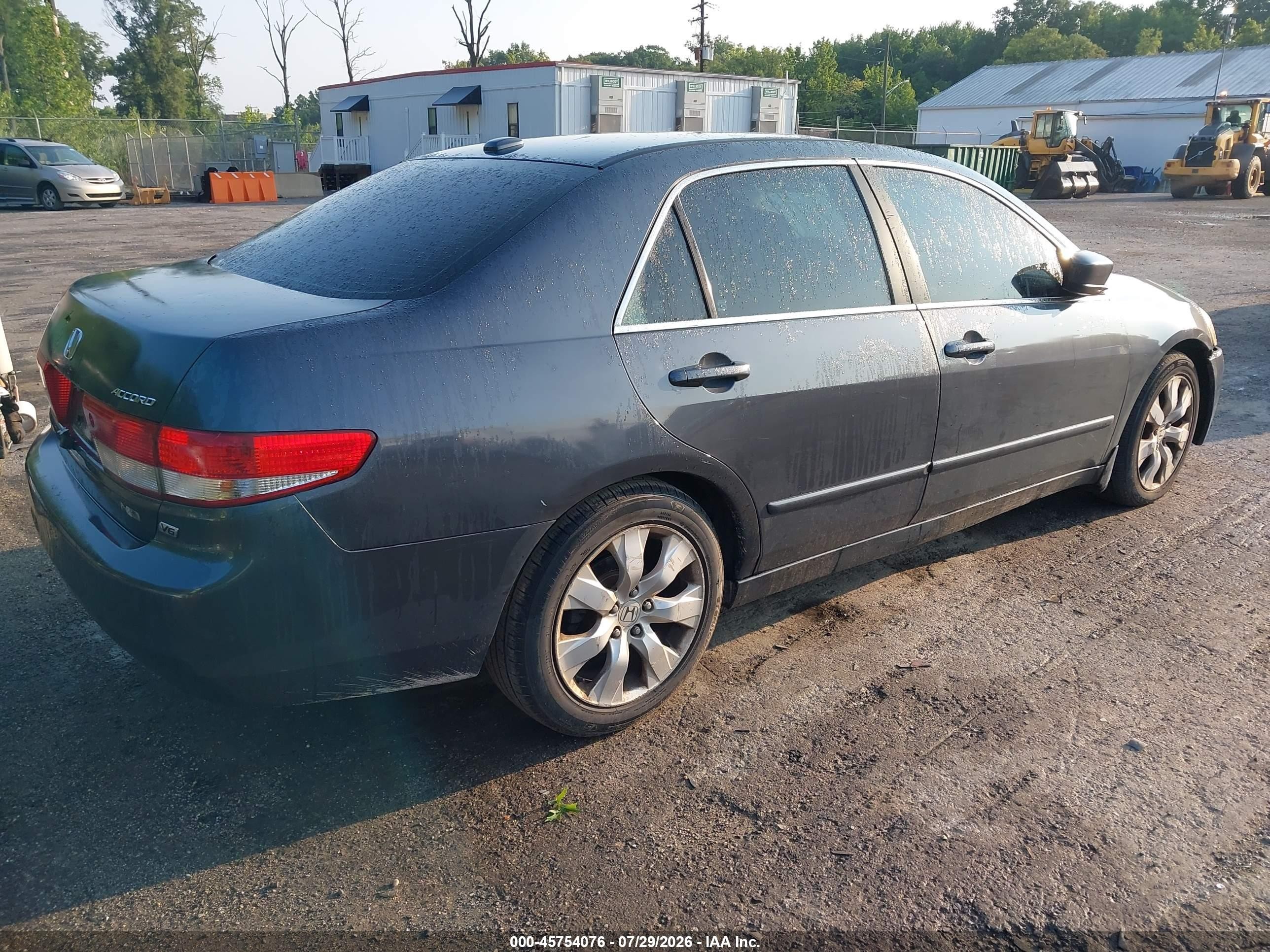 2004 Honda Accord 3.0 Ex Серый vin: 1HGCM66544A042289