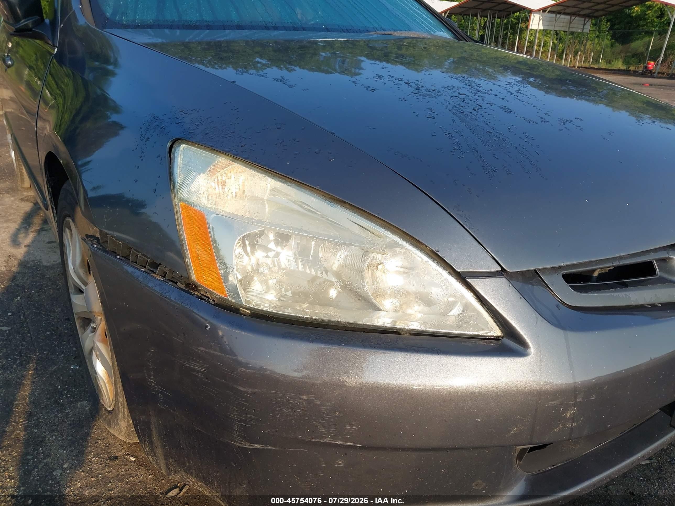 2004 Honda Accord 3.0 Ex Серый vin: 1HGCM66544A042289