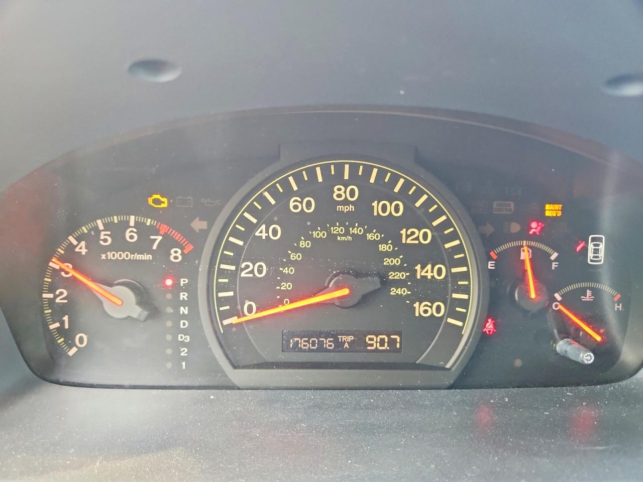 2004 Honda Accord Ex Синий vin: 1HGCM66544A062350