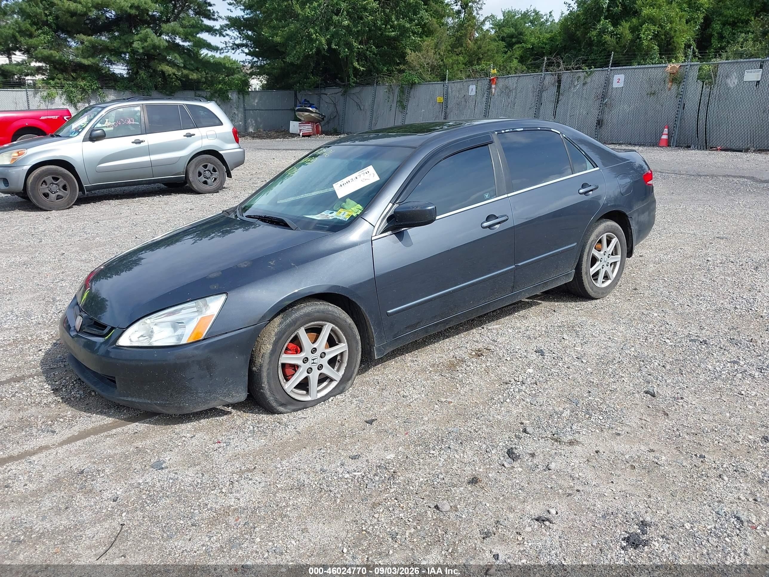 2004 Honda Accord 3.0 Ex Синий vin: 1HGCM66544A082890