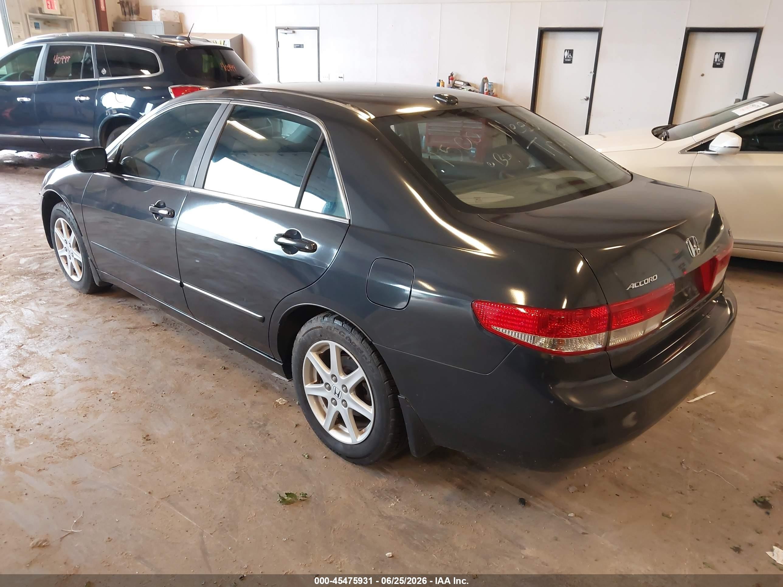 2004 Honda Accord 3.0 Ex Black vin: 1HGCM66544A086602