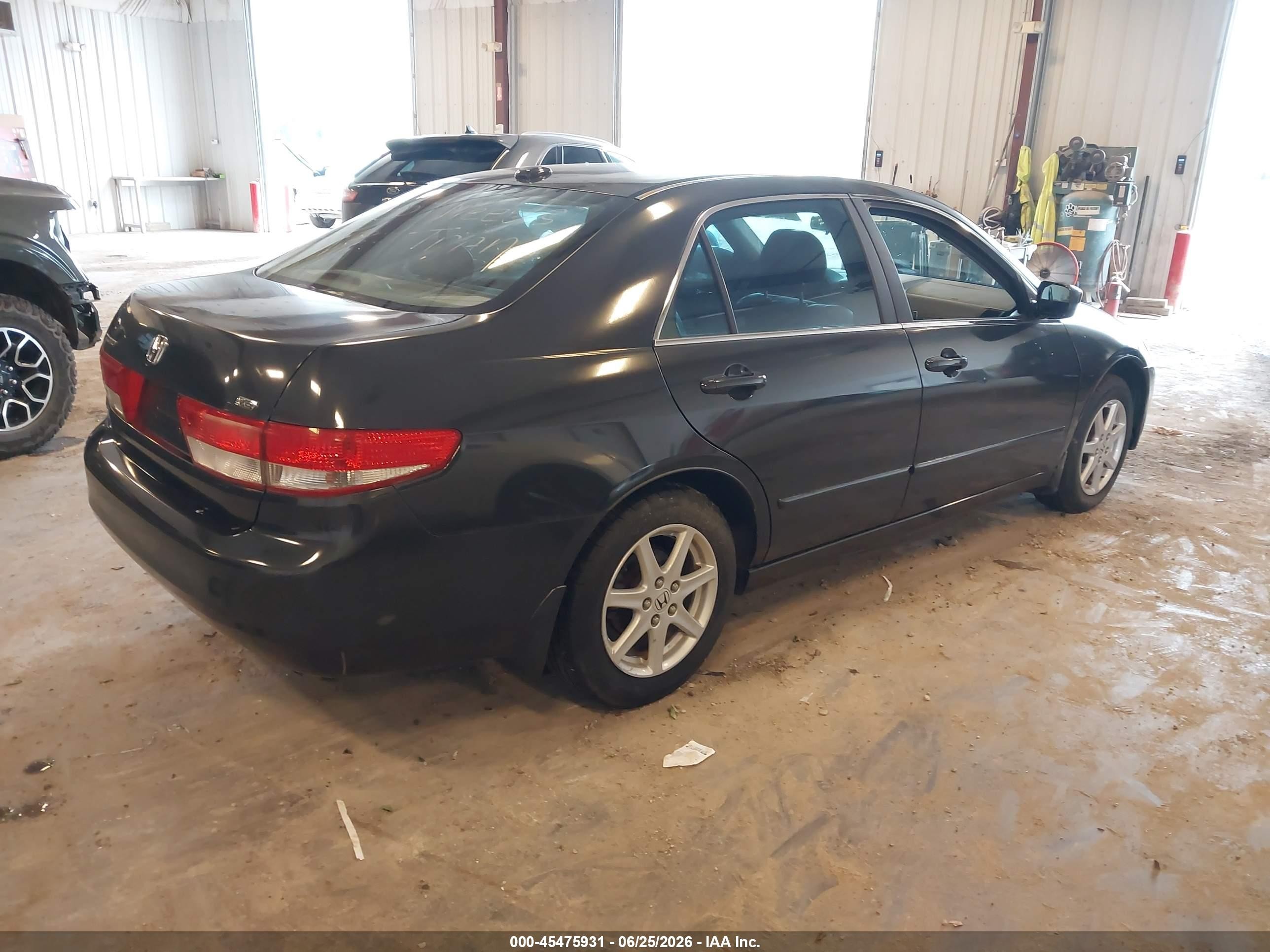 2004 Honda Accord 3.0 Ex Black vin: 1HGCM66544A086602