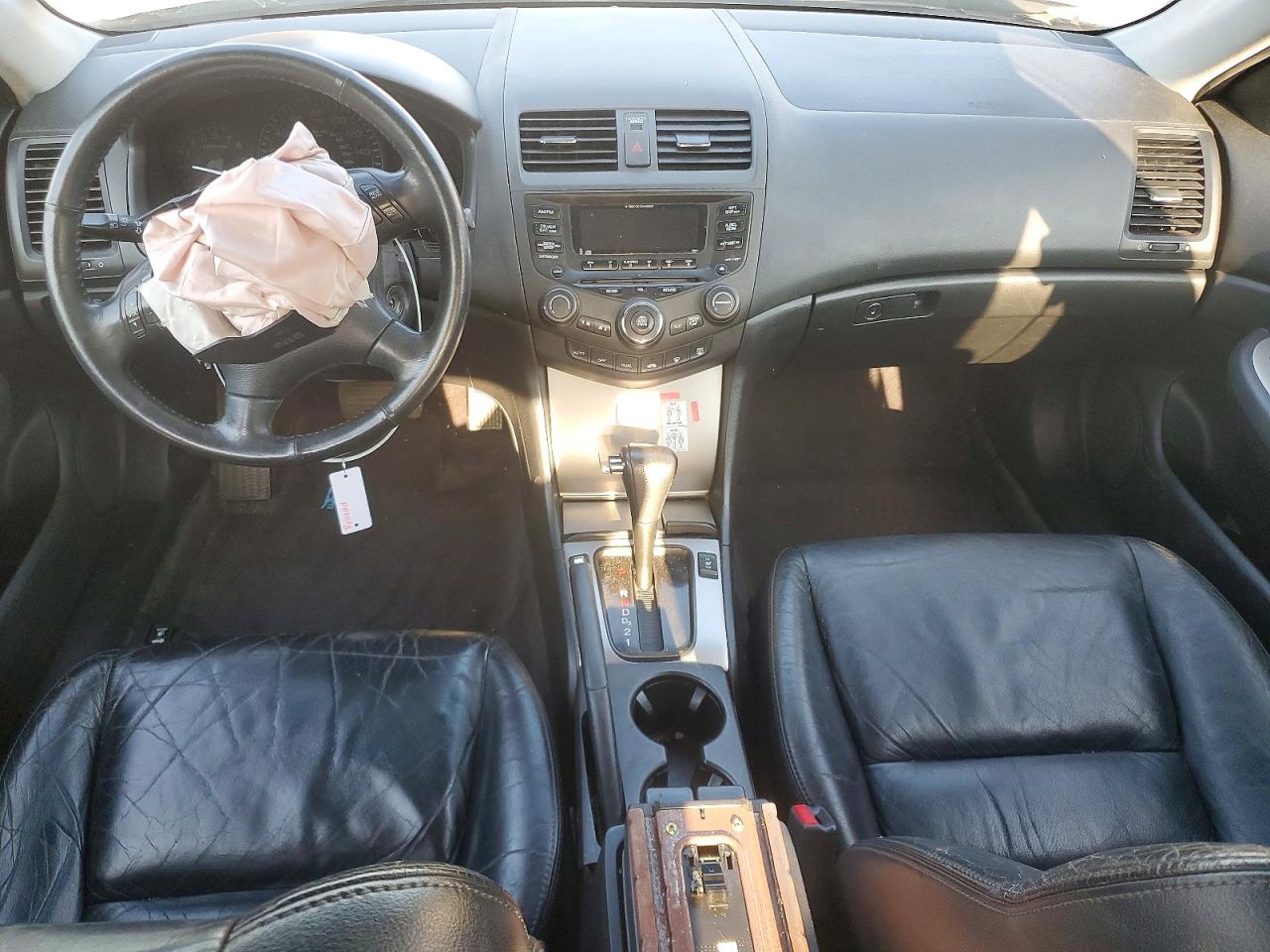 2004 Honda Accord Ex Silver vin: 1HGCM66544A095090