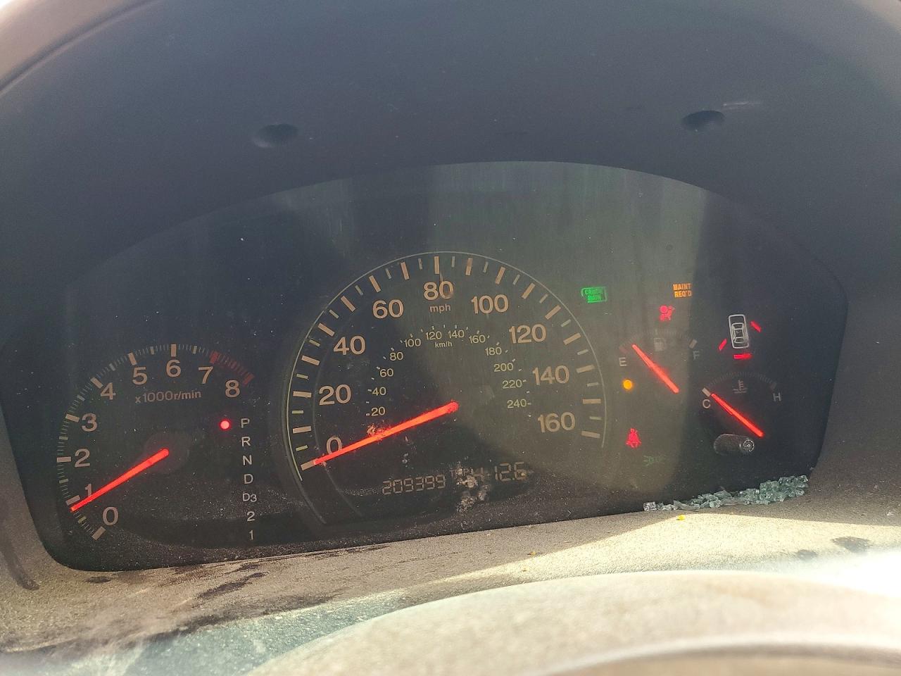 2004 Honda Accord Ex Зеленый vin: 1HGCM66544A098250