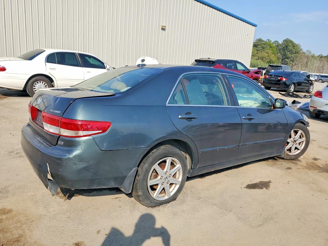 2004 Honda Accord Ex Зеленый vin: 1HGCM66544A098250