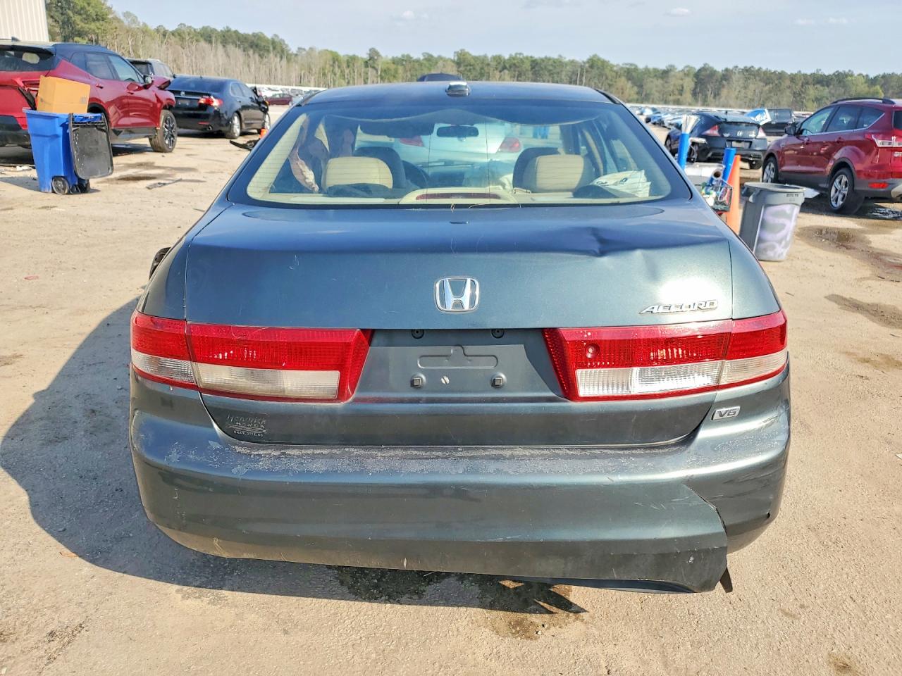 2004 Honda Accord Ex Зеленый vin: 1HGCM66544A098250