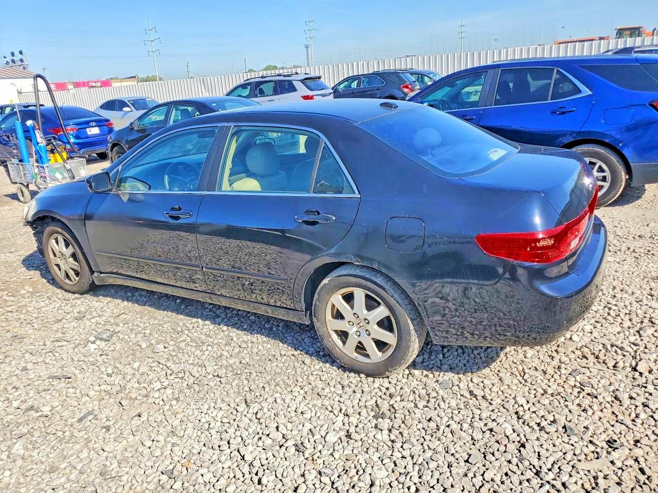 2005 Honda Accord Ex Black vin: 1HGCM66545A016390