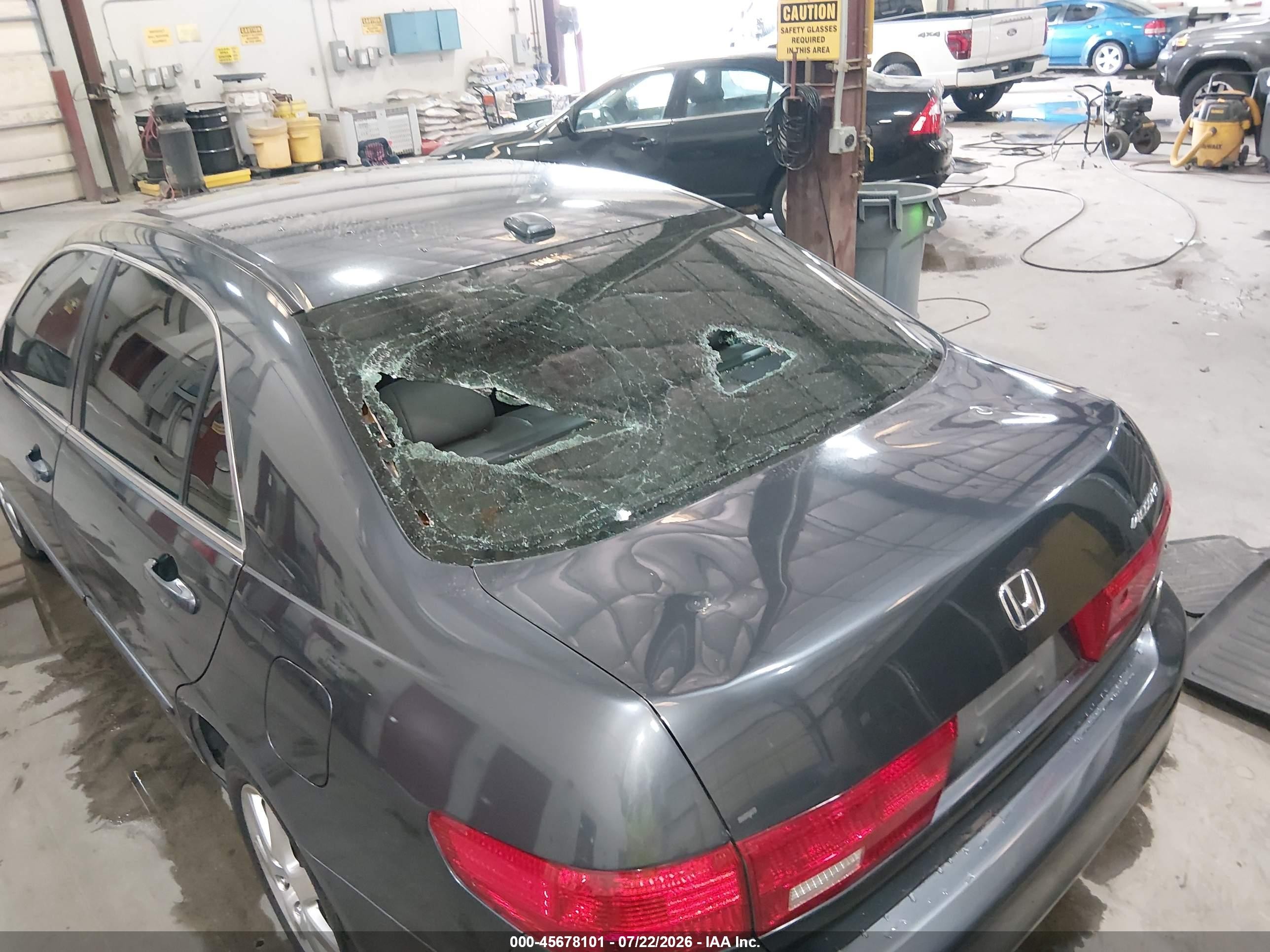 2005 Honda Accord 3.0 Ex Gray vin: 1HGCM66545A045081