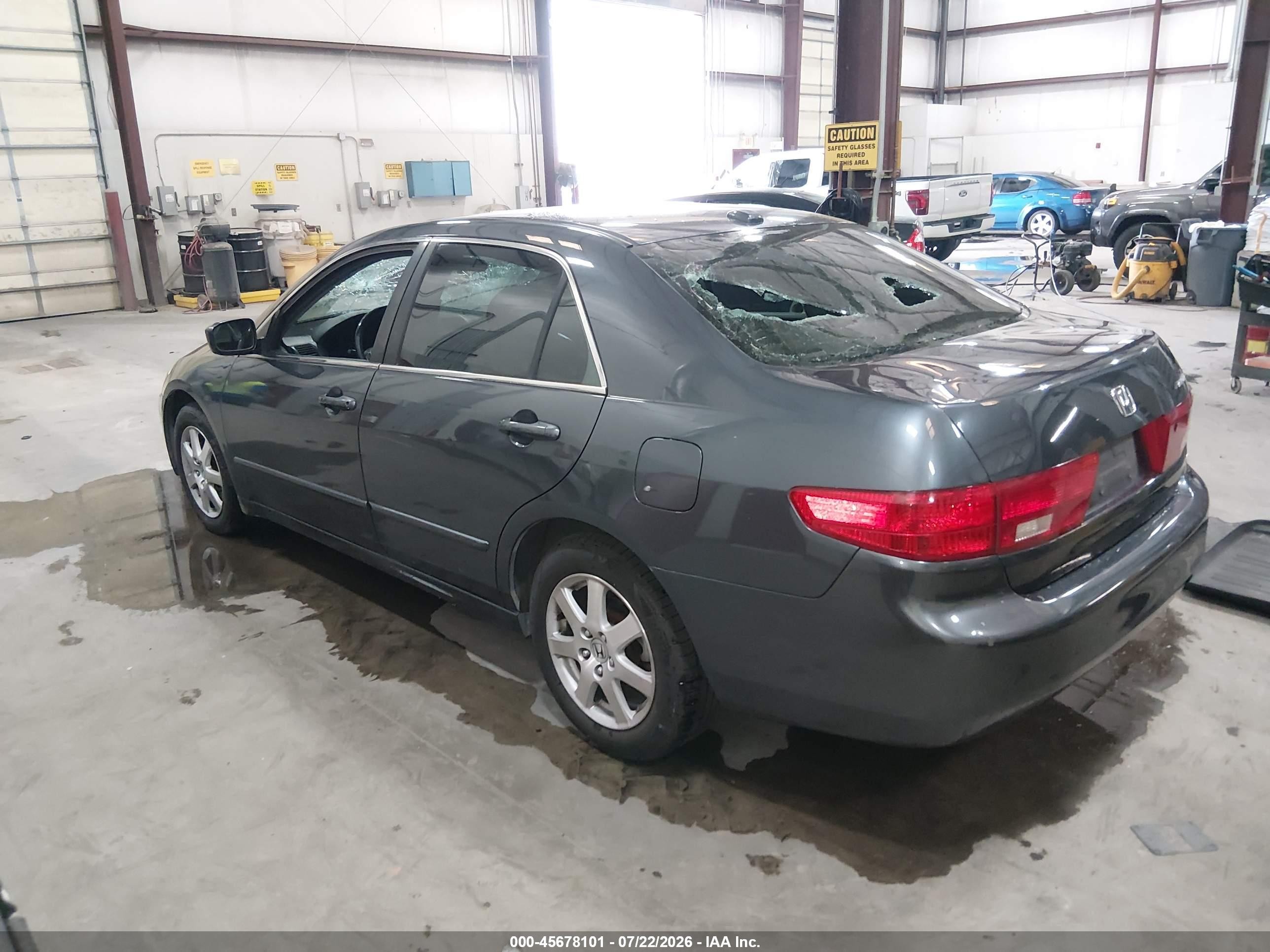 2005 Honda Accord 3.0 Ex Gray vin: 1HGCM66545A045081