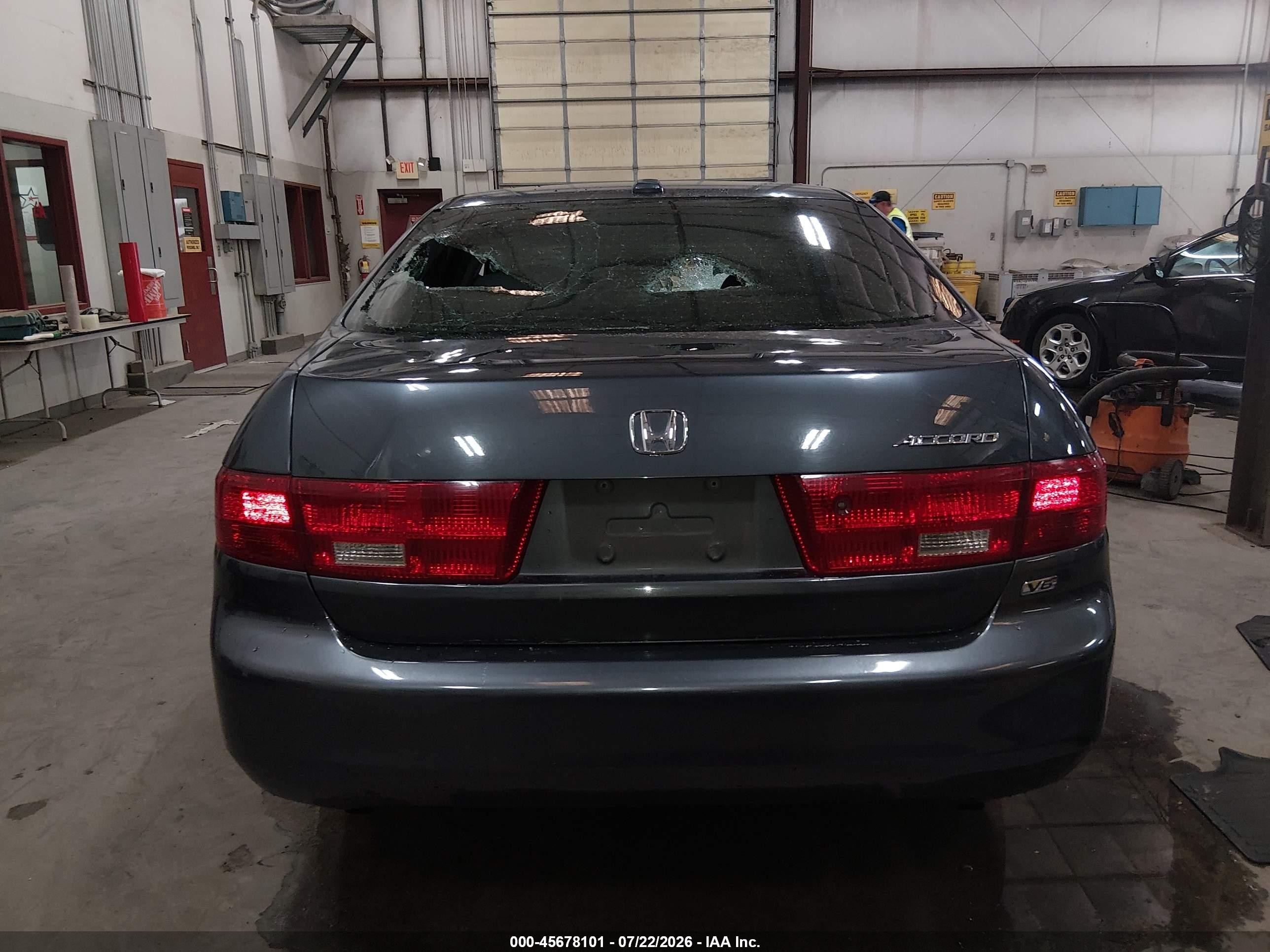 2005 Honda Accord 3.0 Ex Gray vin: 1HGCM66545A045081