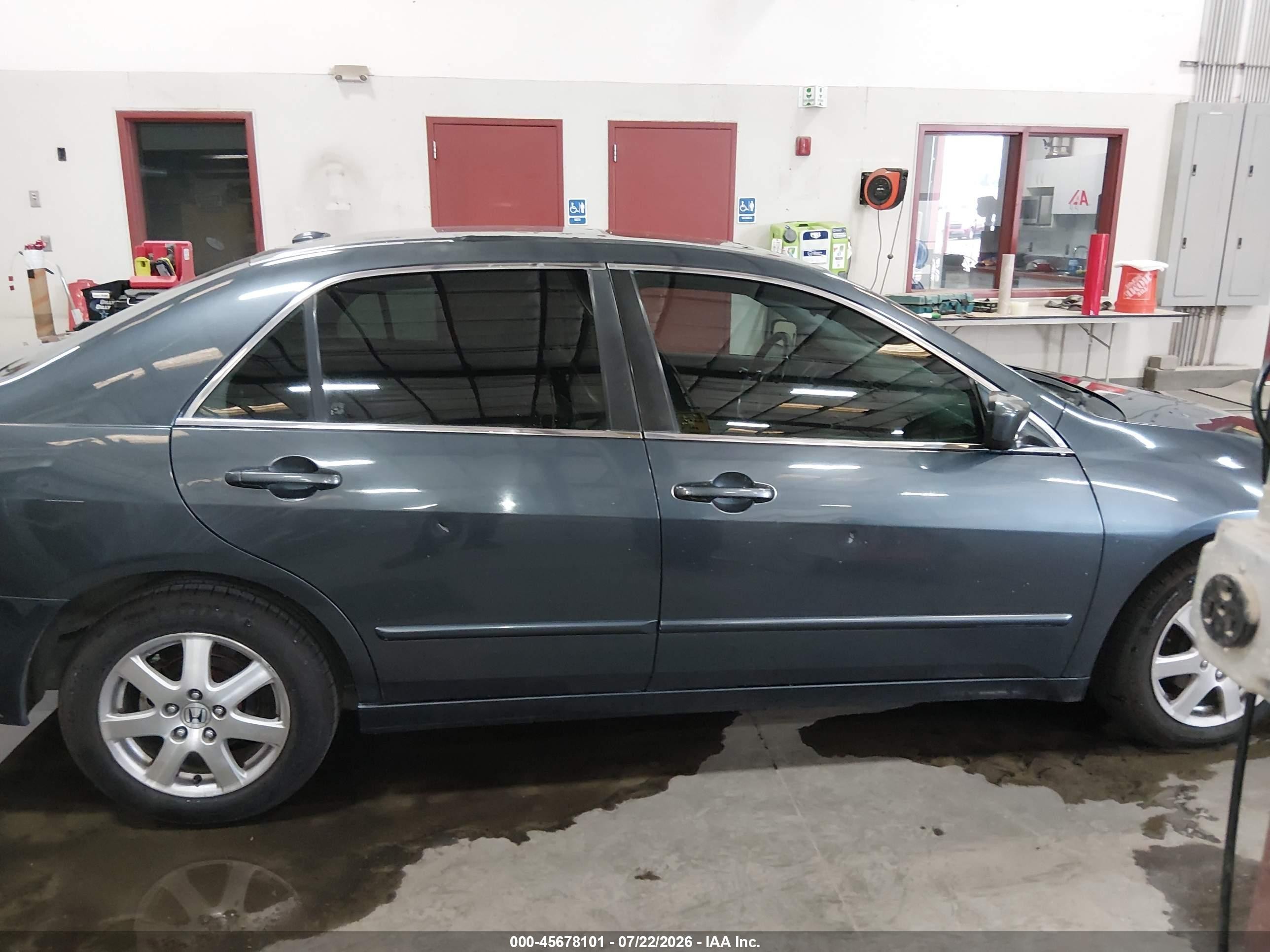 2005 Honda Accord 3.0 Ex Gray vin: 1HGCM66545A045081