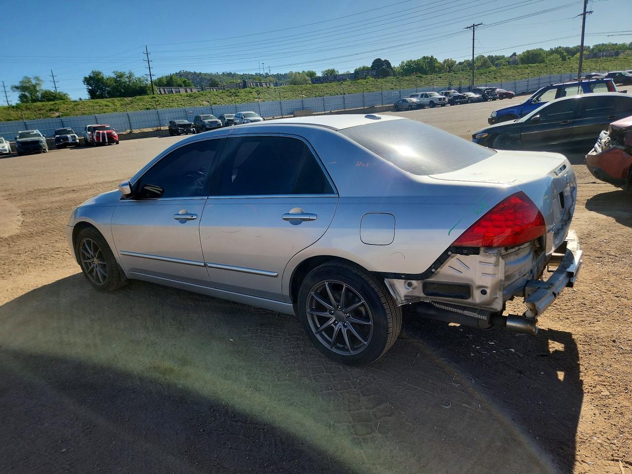 2006 Honda Accord Ex Silver vin: 1HGCM66546A020182