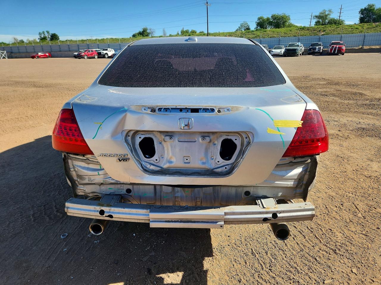 2006 Honda Accord Ex Silver vin: 1HGCM66546A020182