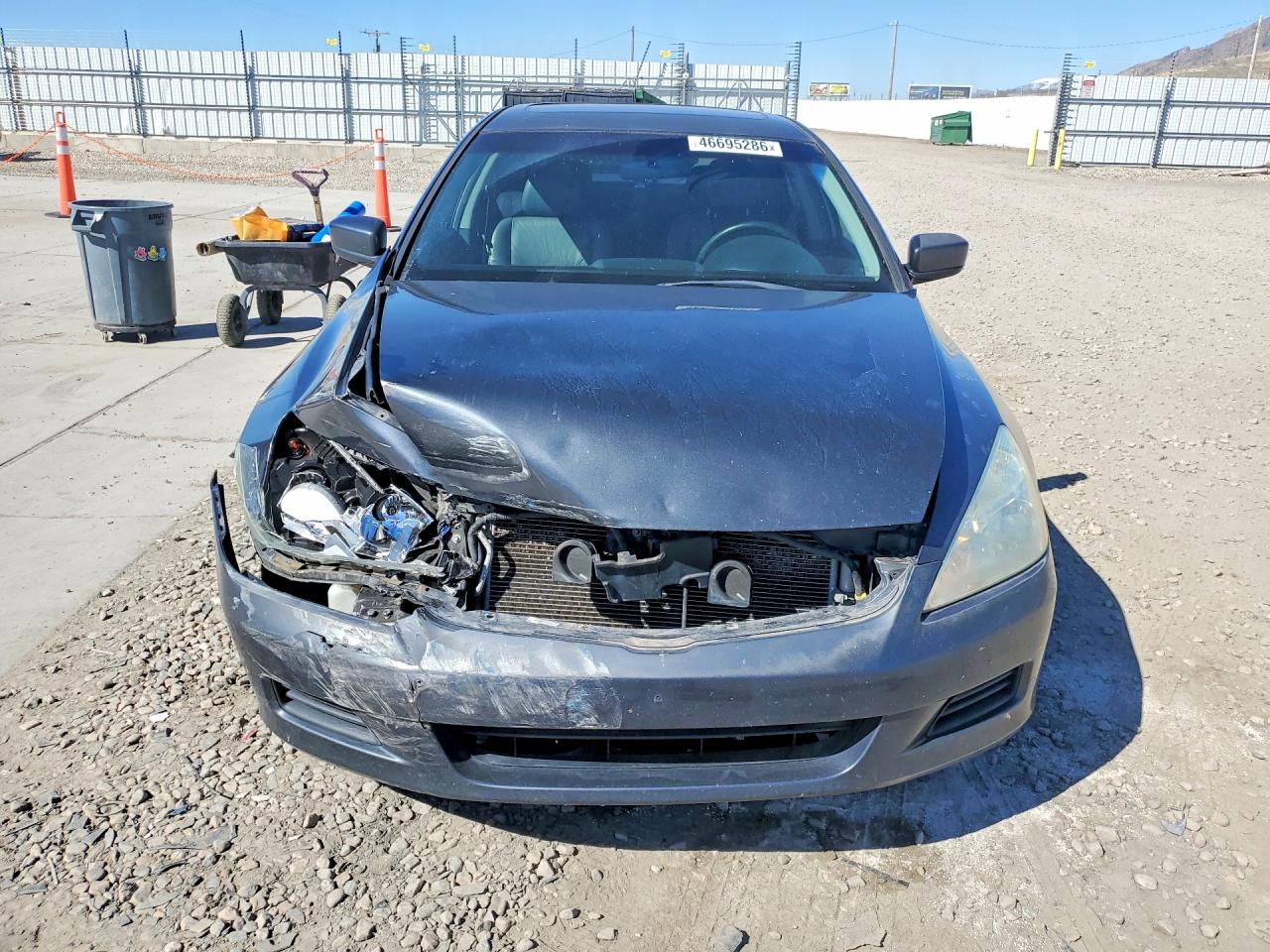 2006 Honda Accord Ex Gray vin: 1HGCM66546A021008