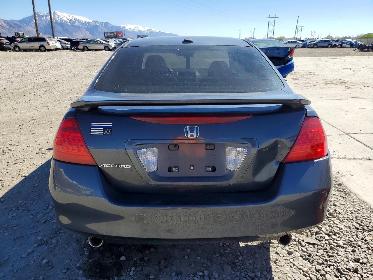 2006 Honda Accord Ex Gray vin: 1HGCM66546A021008