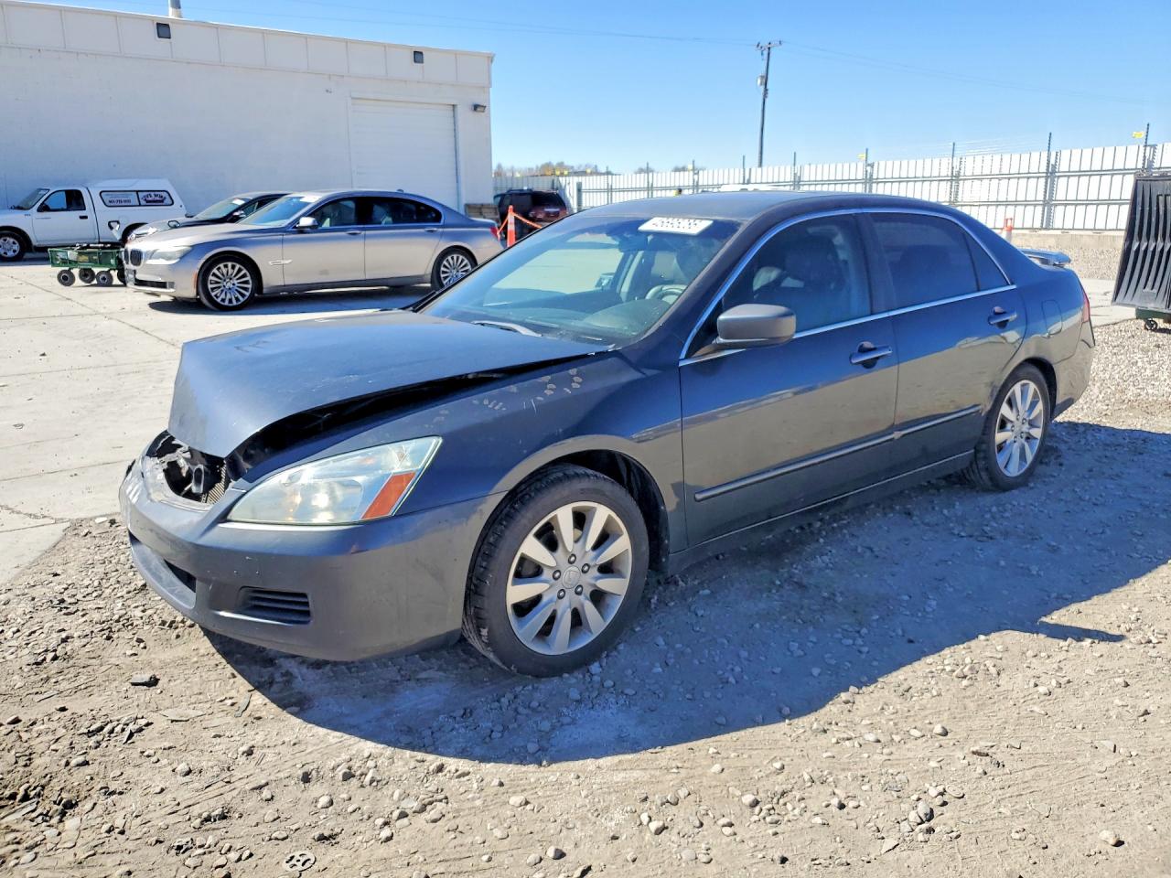 2006 Honda Accord Ex Gray vin: 1HGCM66546A021008