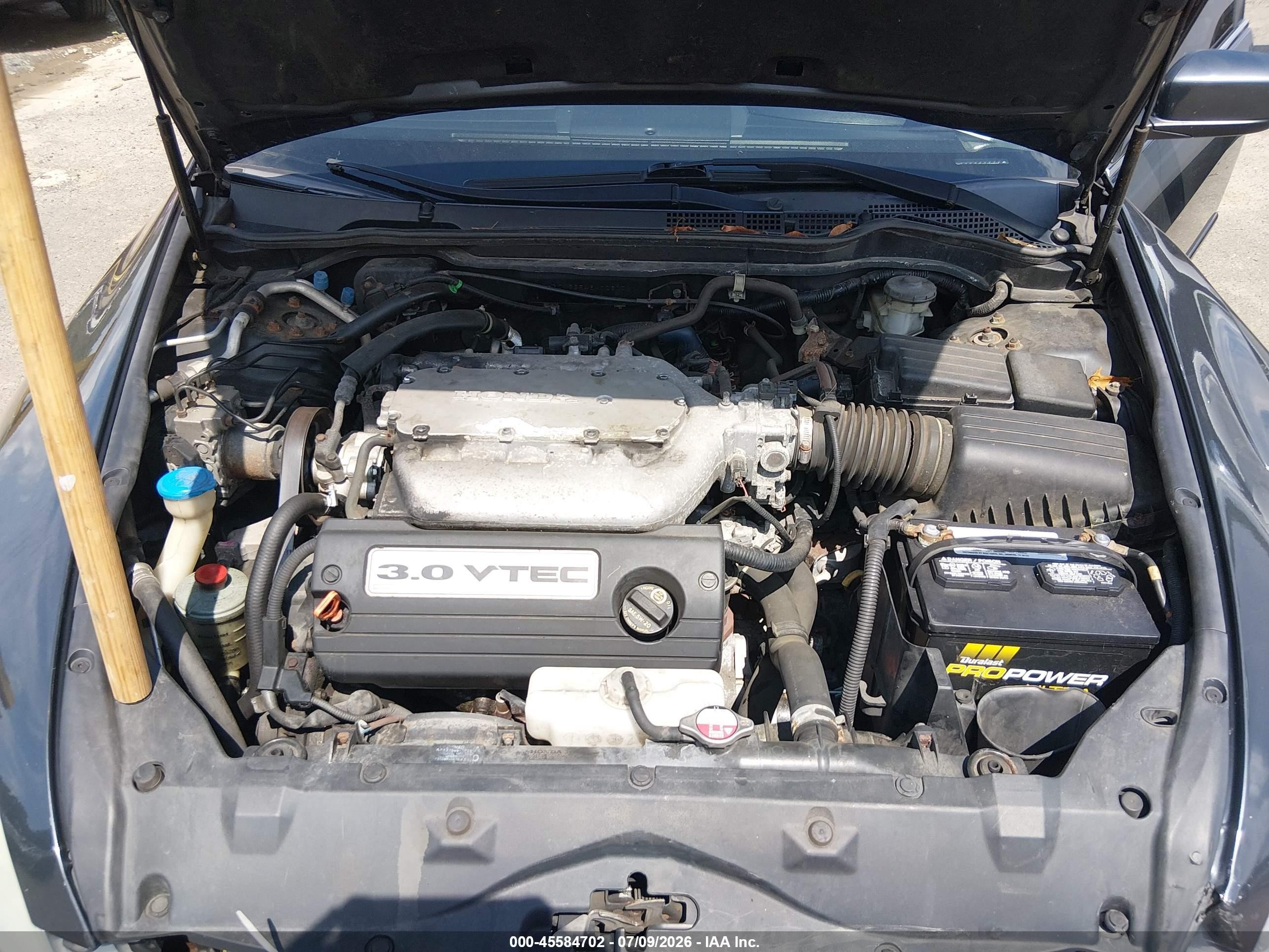 2006 Honda Accord 3.0 Ex Blue vin: 1HGCM66546A026001