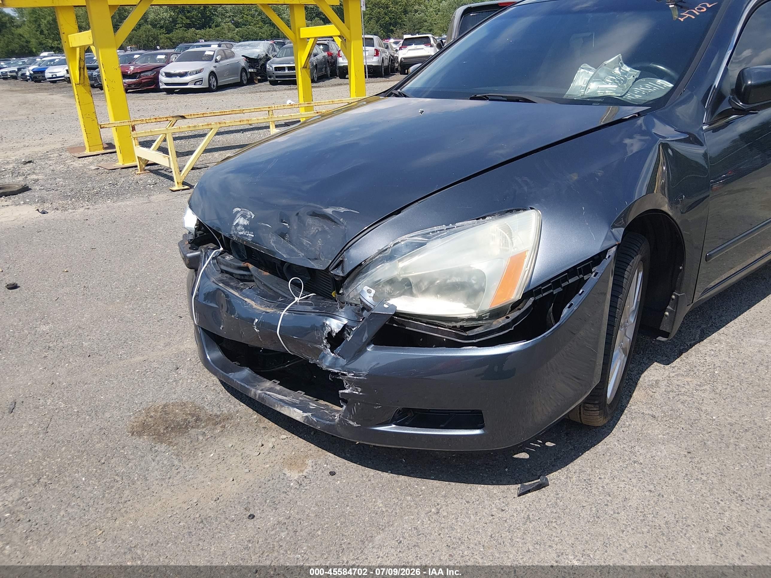 2006 Honda Accord 3.0 Ex Blue vin: 1HGCM66546A026001