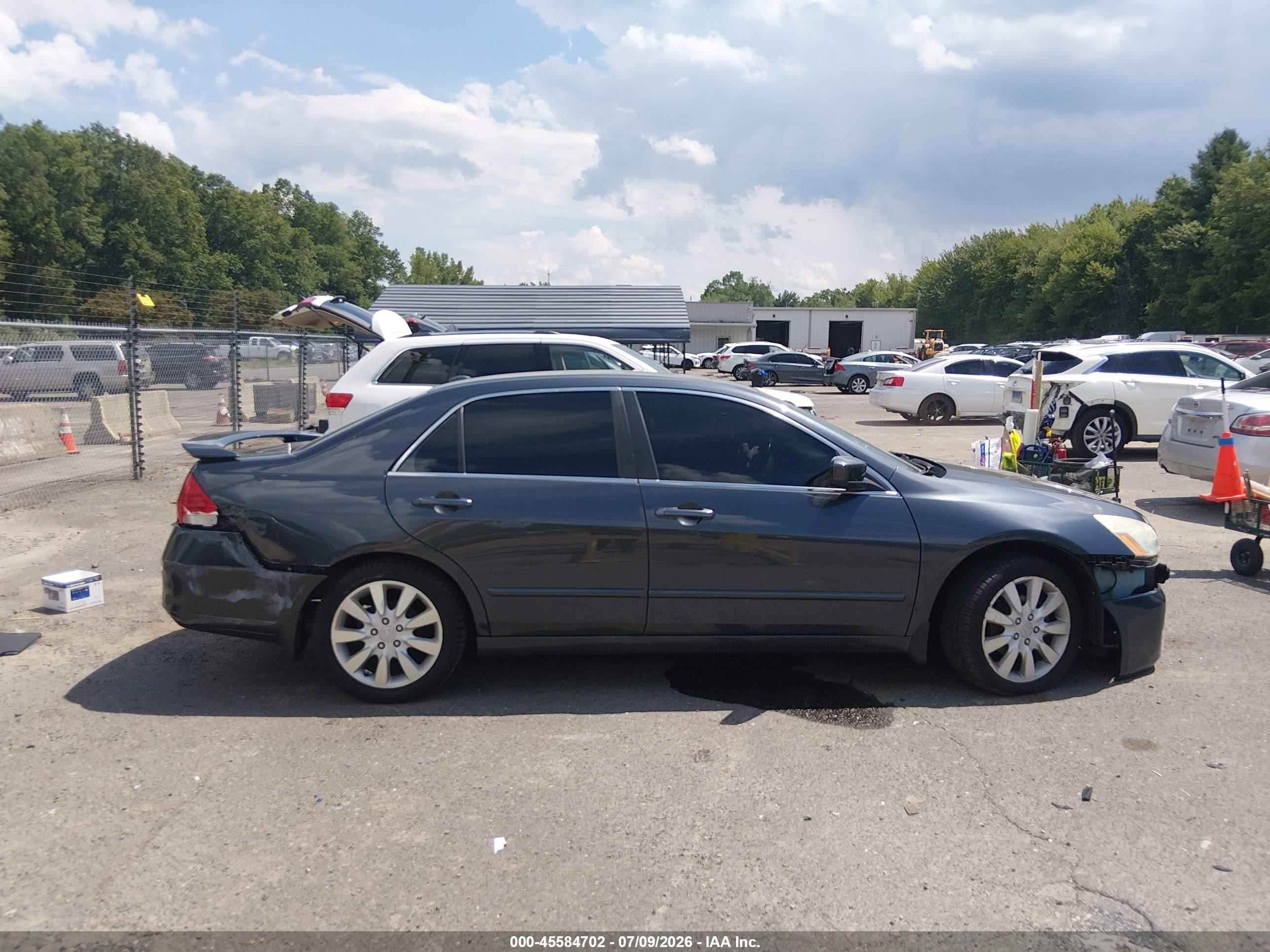 2006 Honda Accord 3.0 Ex Blue vin: 1HGCM66546A026001