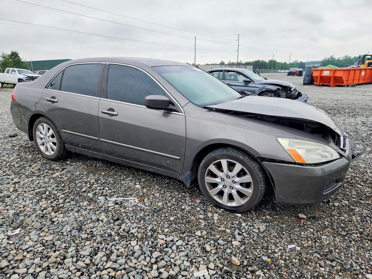 2006 Honda Accord Ex Brown vin: 1HGCM66546A031456