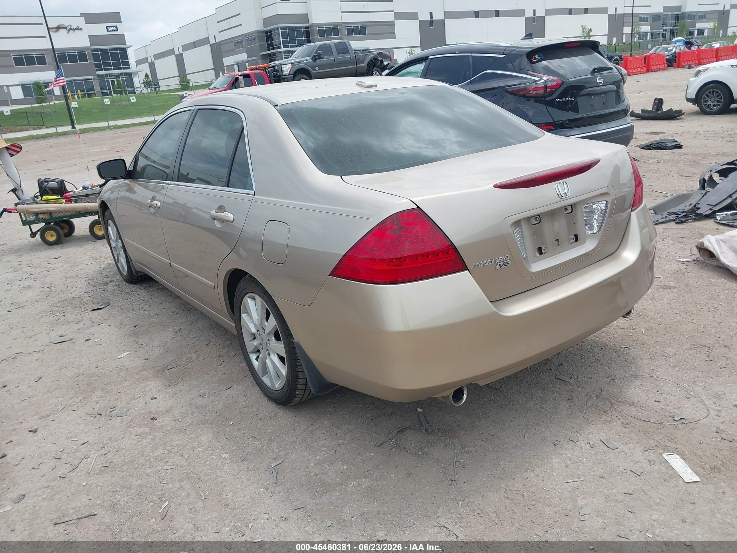 2006 Honda Accord 3.0 Ex Beige vin: 1HGCM66546A032459
