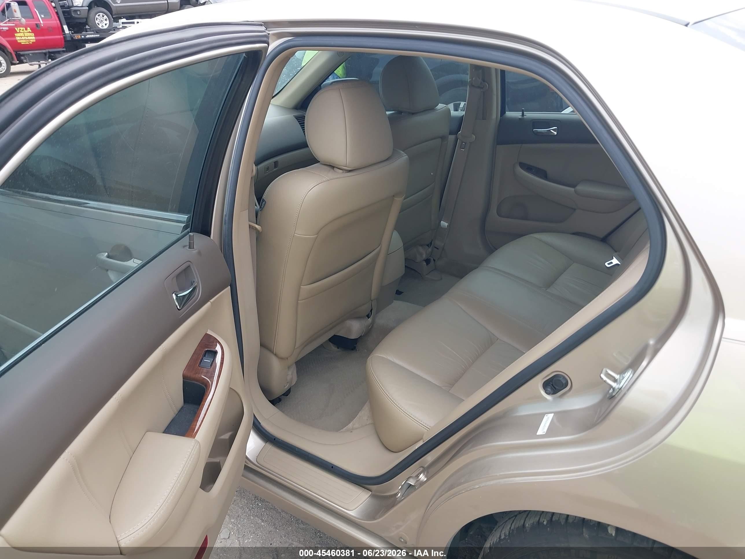 2006 Honda Accord 3.0 Ex Beige vin: 1HGCM66546A032459