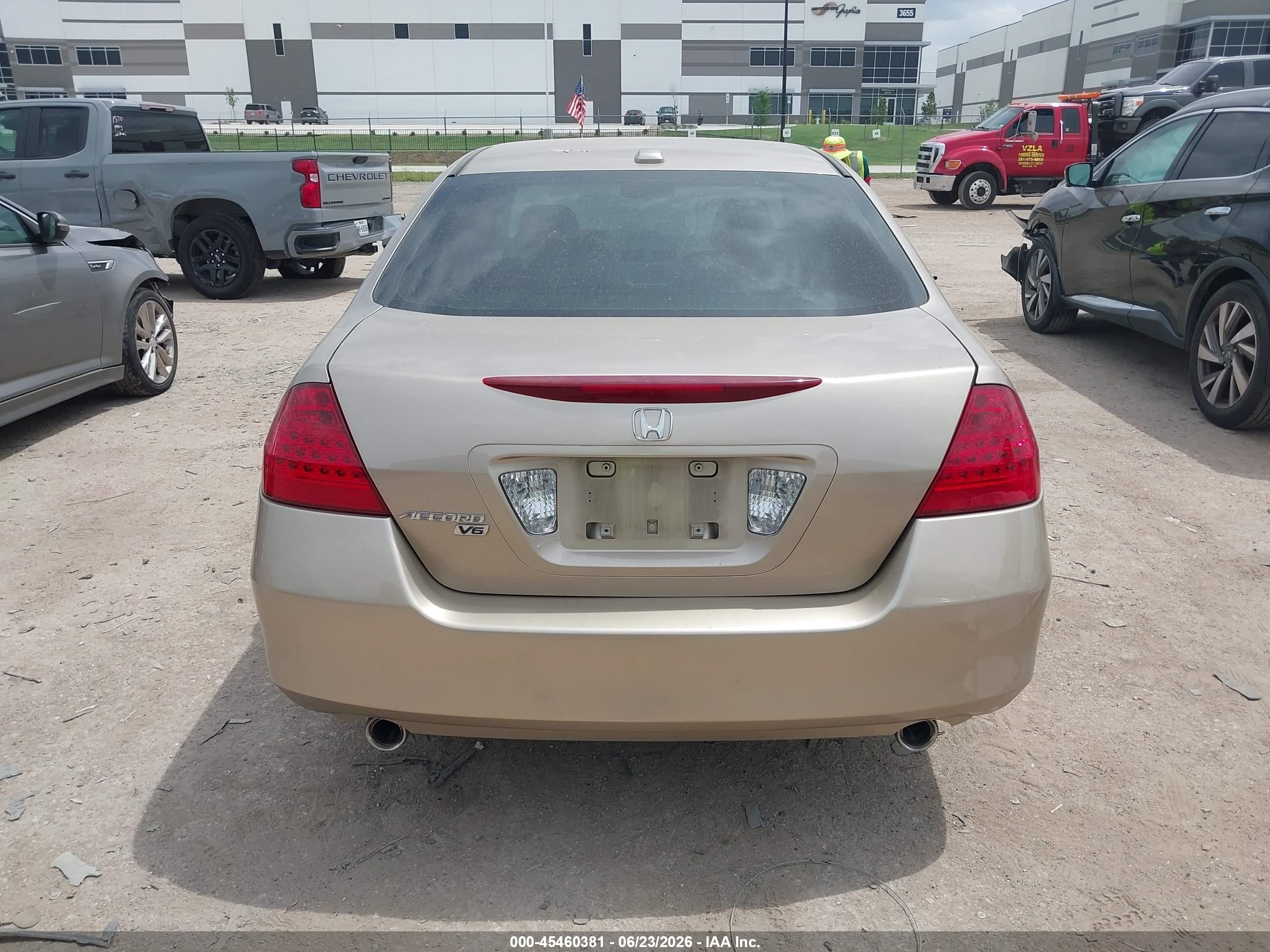 2006 Honda Accord 3.0 Ex Beige vin: 1HGCM66546A032459