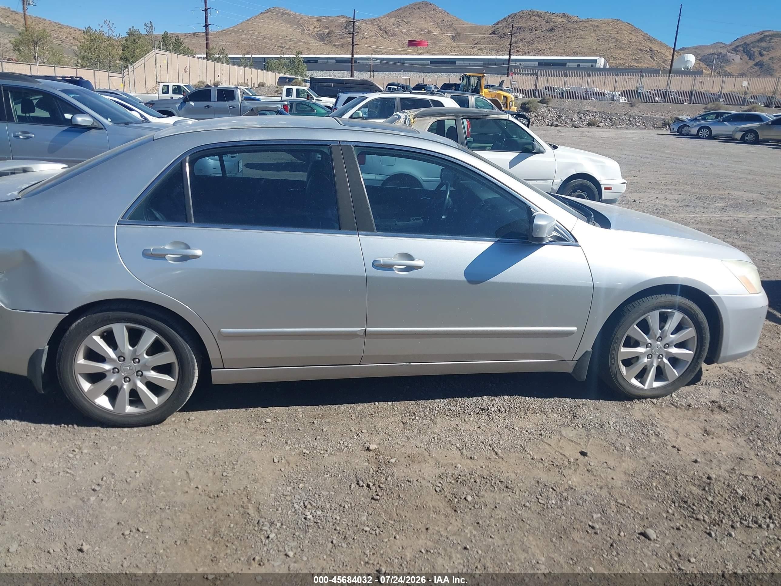 2006 Honda Accord 3.0 Ex Silver vin: 1HGCM66546A039671
