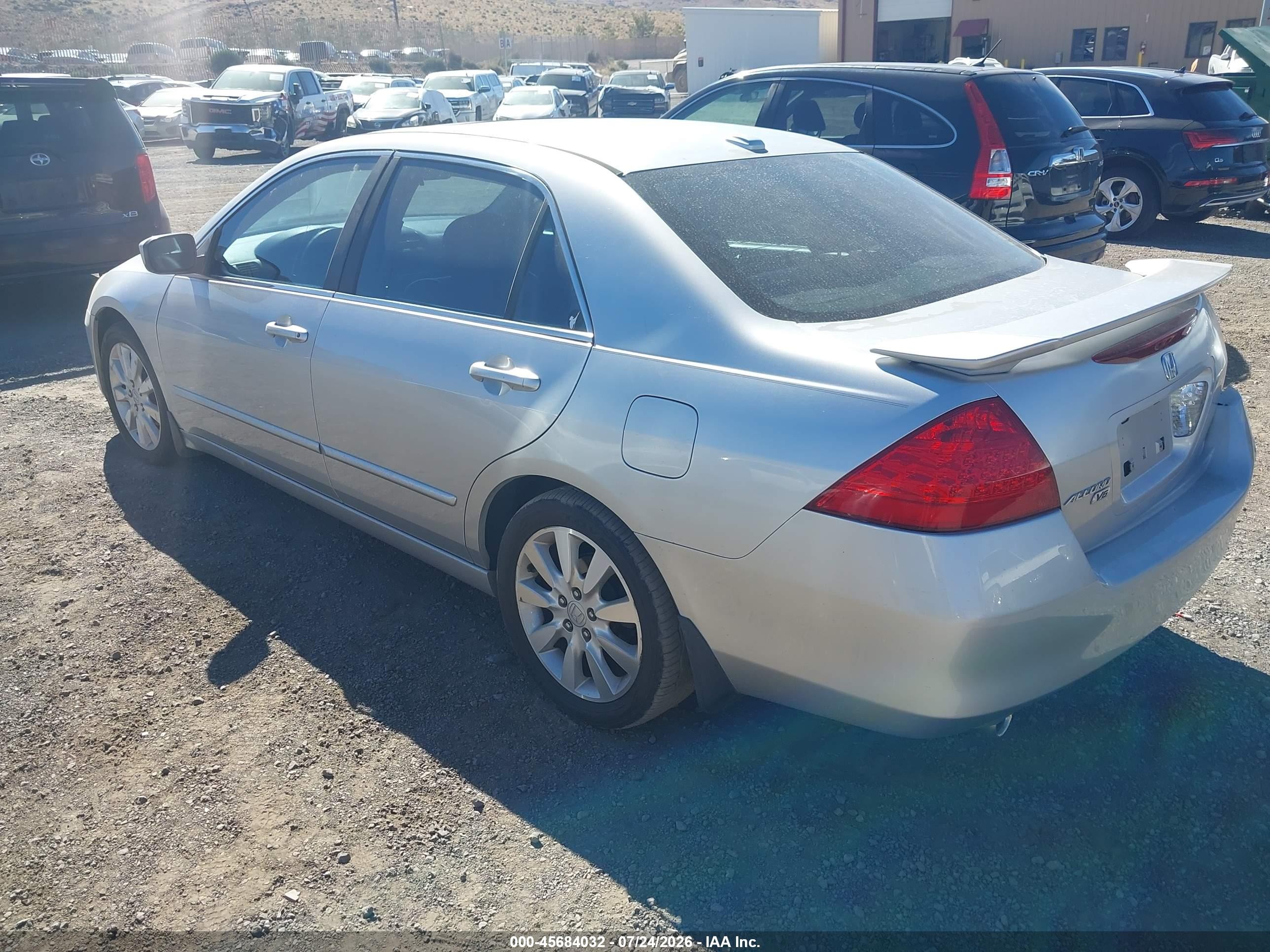 2006 Honda Accord 3.0 Ex Silver vin: 1HGCM66546A039671
