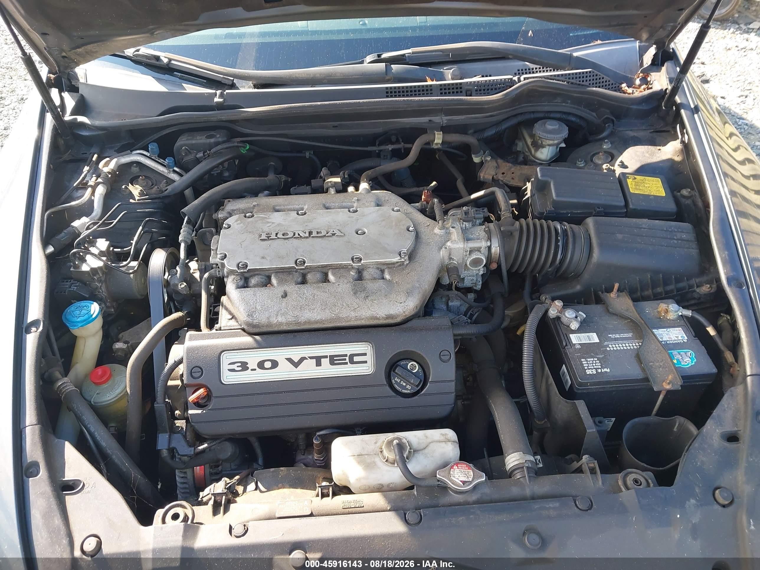 2006 Honda Accord 3.0 Ex Gray vin: 1HGCM66546A042103