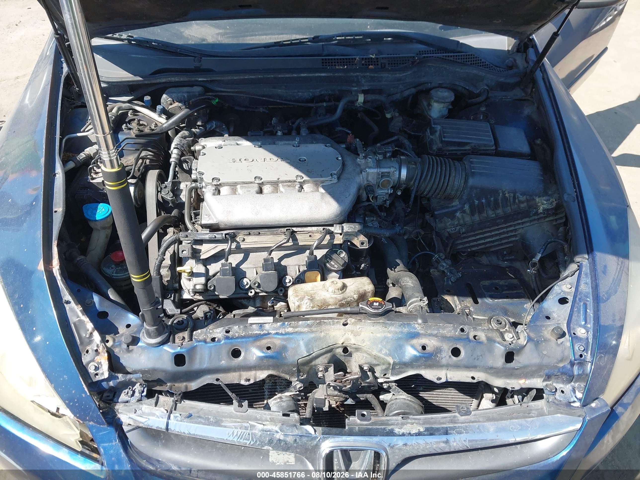 2006 Honda Accord 3.0 Ex Blue vin: 1HGCM66546A044725