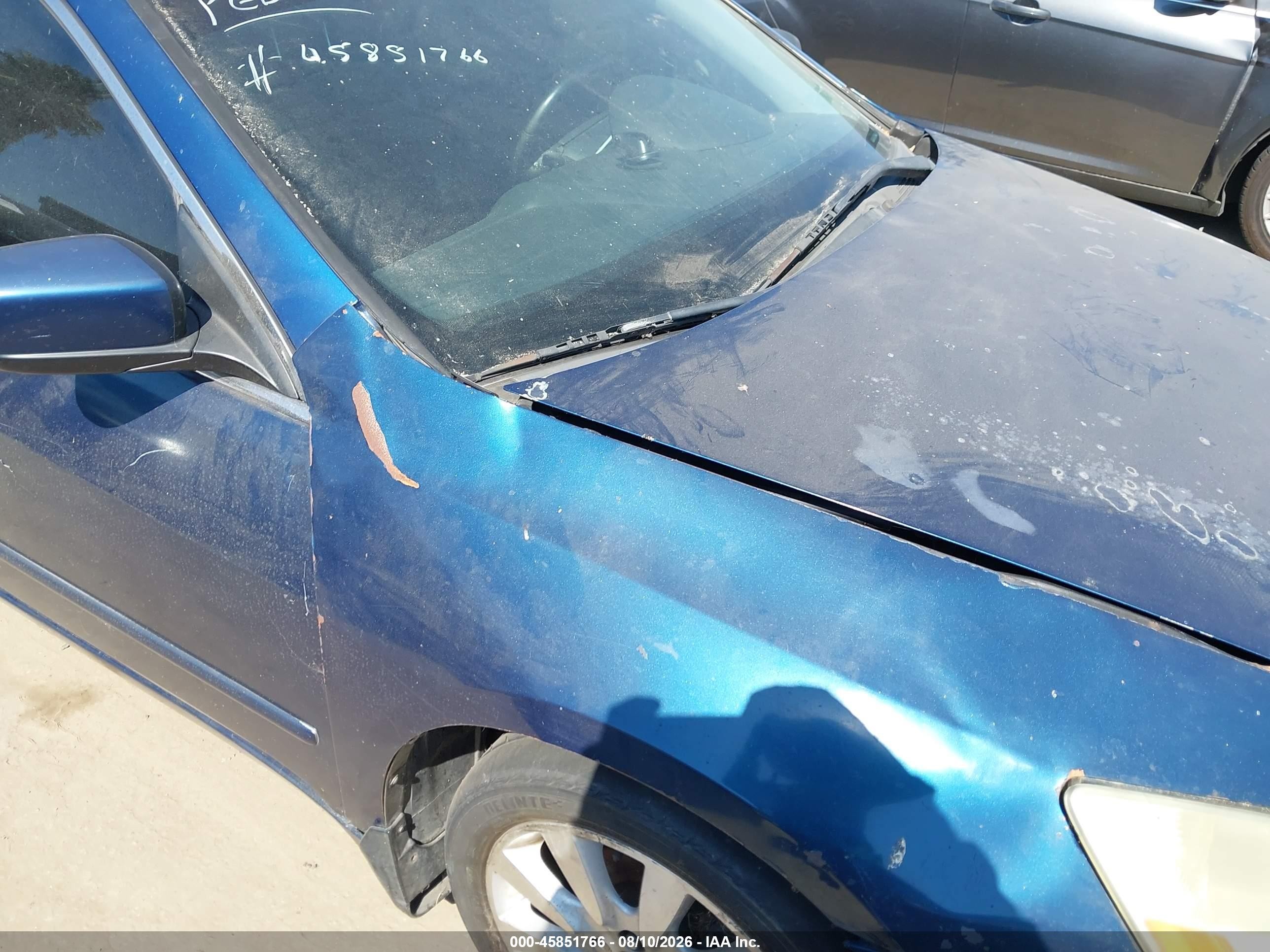 2006 Honda Accord 3.0 Ex Blue vin: 1HGCM66546A044725