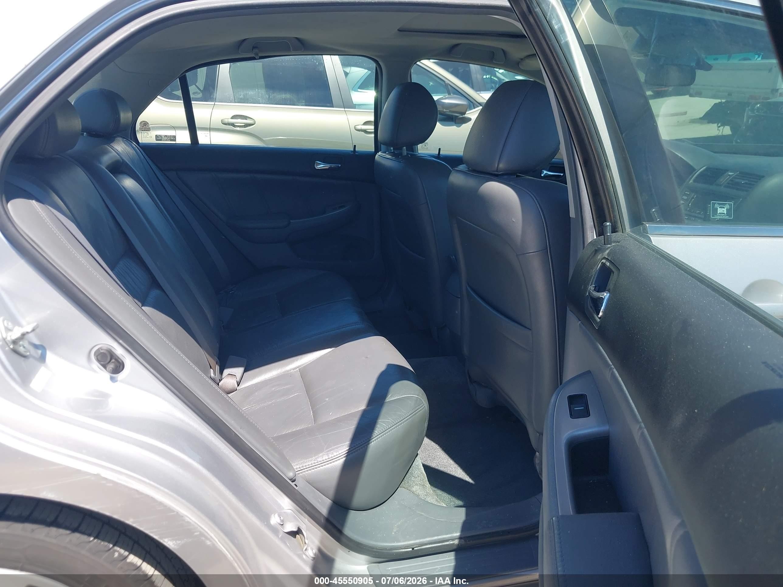 2006 Honda Accord 3.0 Ex Silver vin: 1HGCM66546A067633